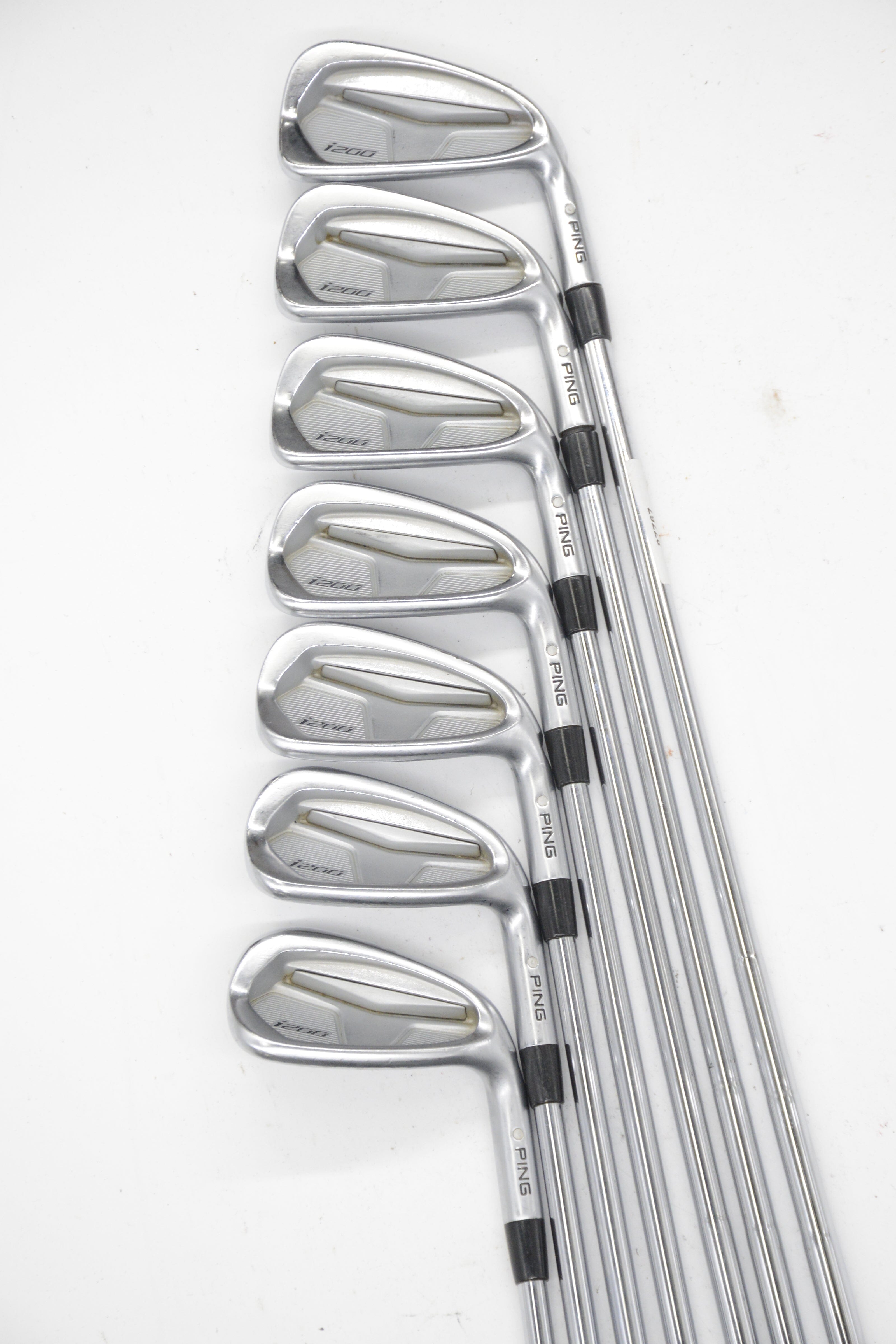 Ping I200 4-PW Iron Set S Flex +2" Golf Clubs GolfRoots 