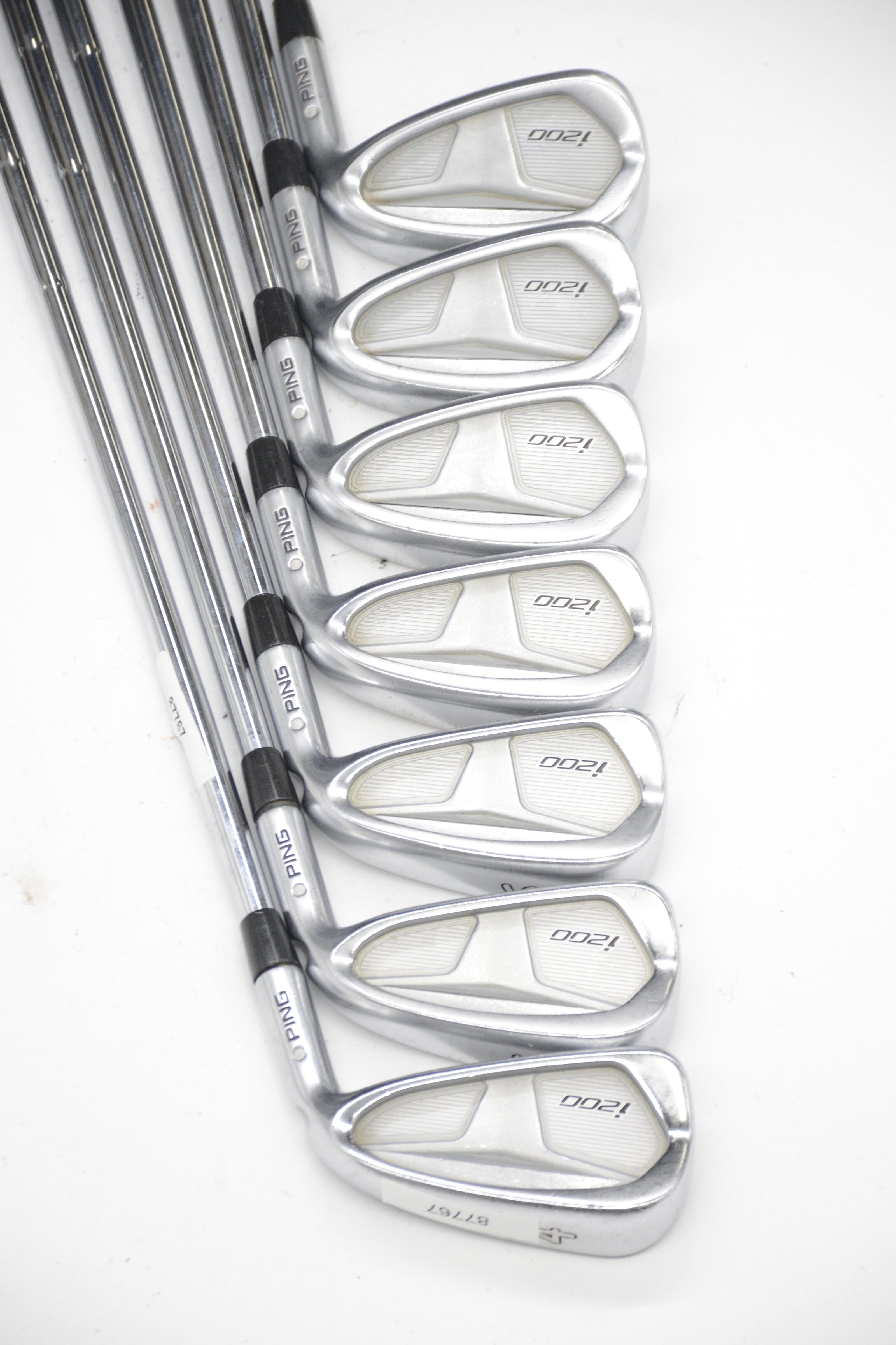 Ping I200 4-PW Iron Set S Flex +2" Golf Clubs GolfRoots 