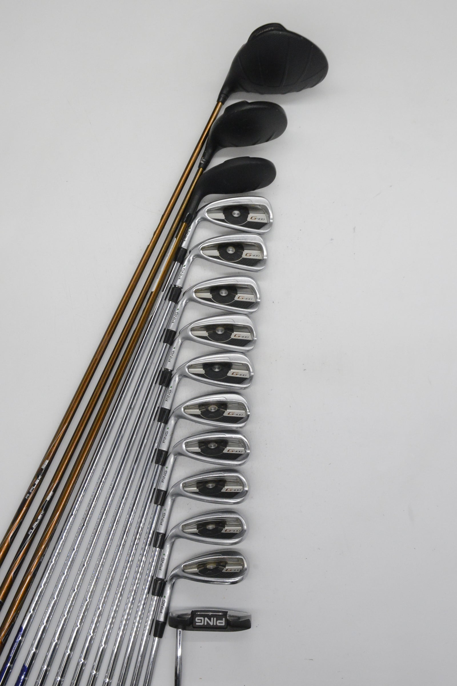 Lefty Ping G400 Mixed Full Set R Flex +0.25"