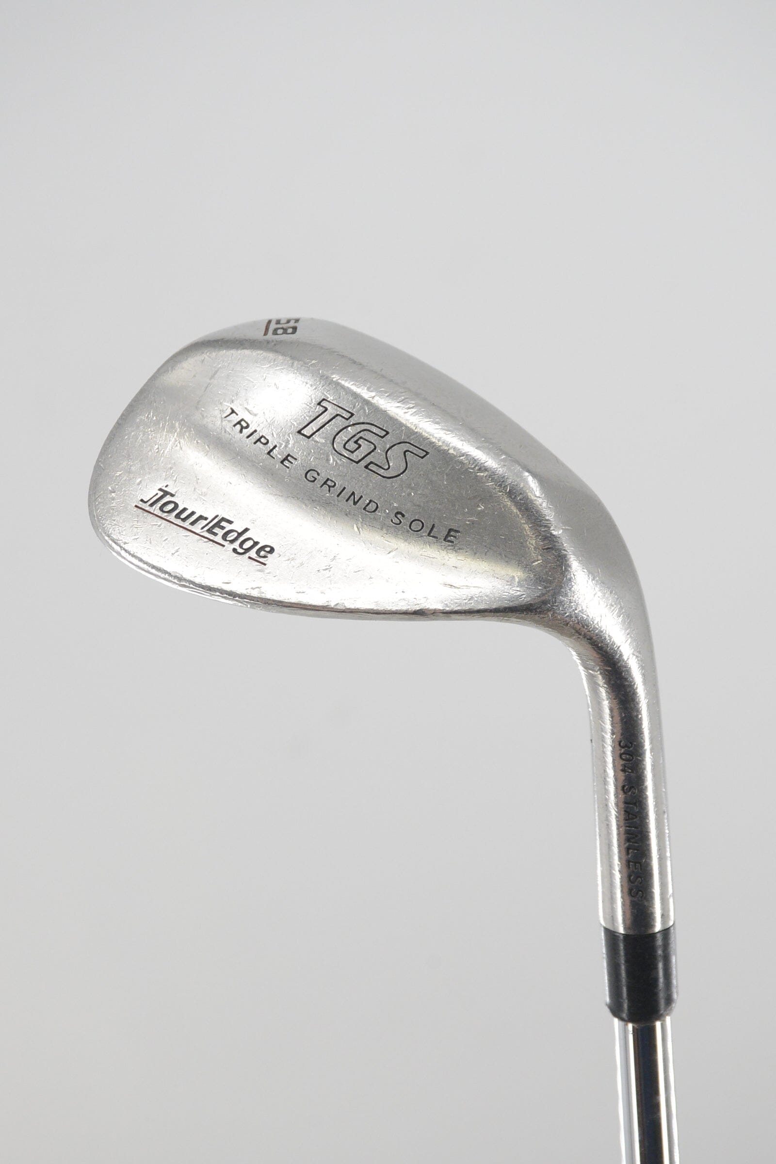 Tour Edge TGS Stainless 58 Degree Wedge Wedge Flex 35" Golf Clubs GolfRoots 