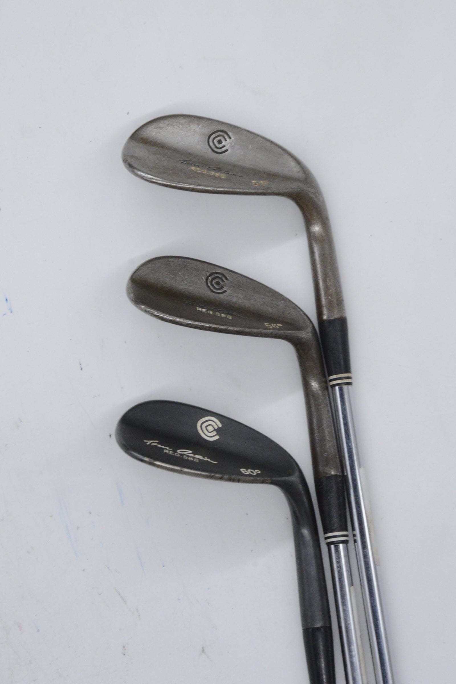 Cleveland 588 Tour Action 51, 56, 60 Degree Wedge Set S Flex Golf Clubs GolfRoots 