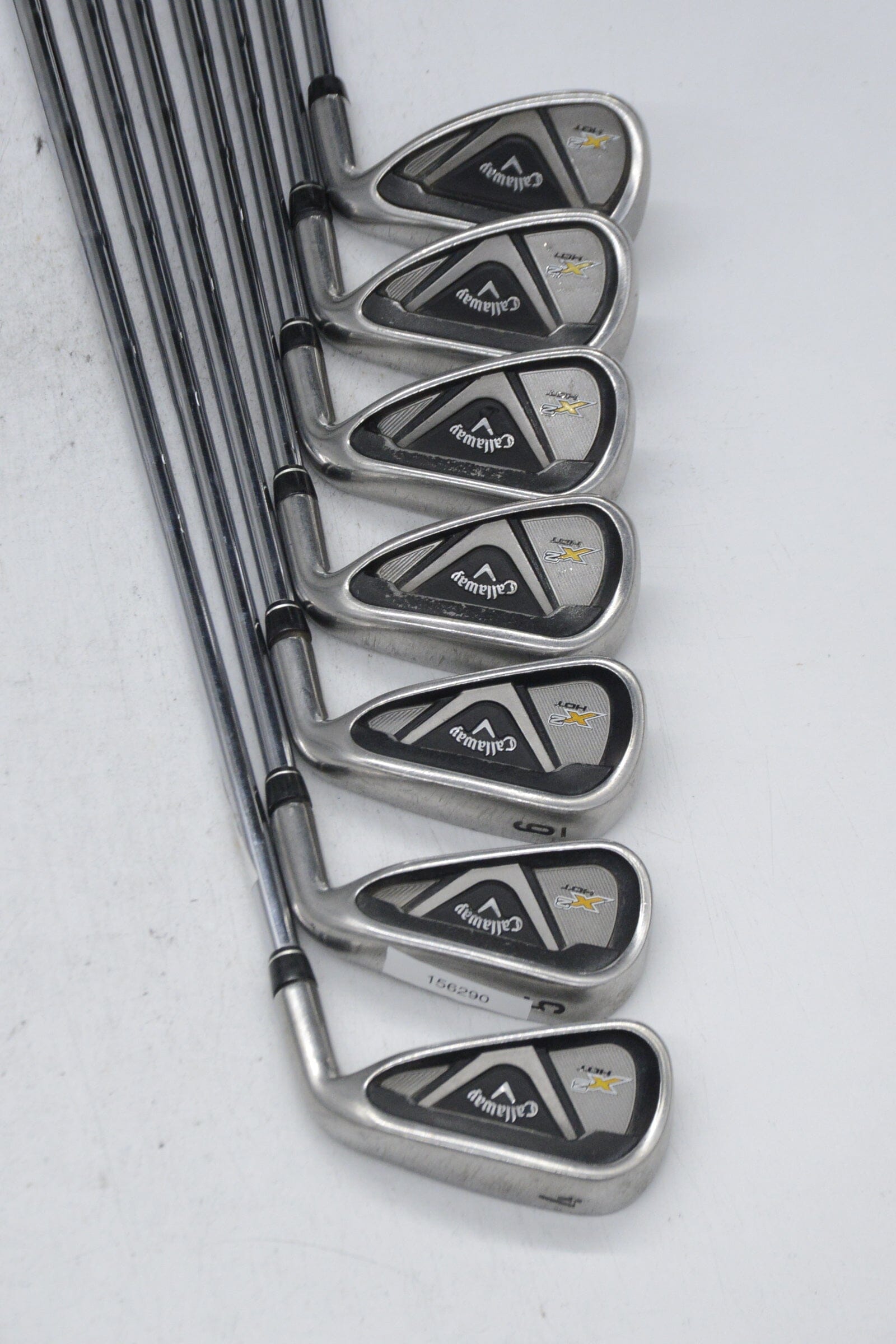 Callaway X2 Hot 4-6, 8-AW Iron Set S Flex +0.25" Golf Clubs GolfRoots 