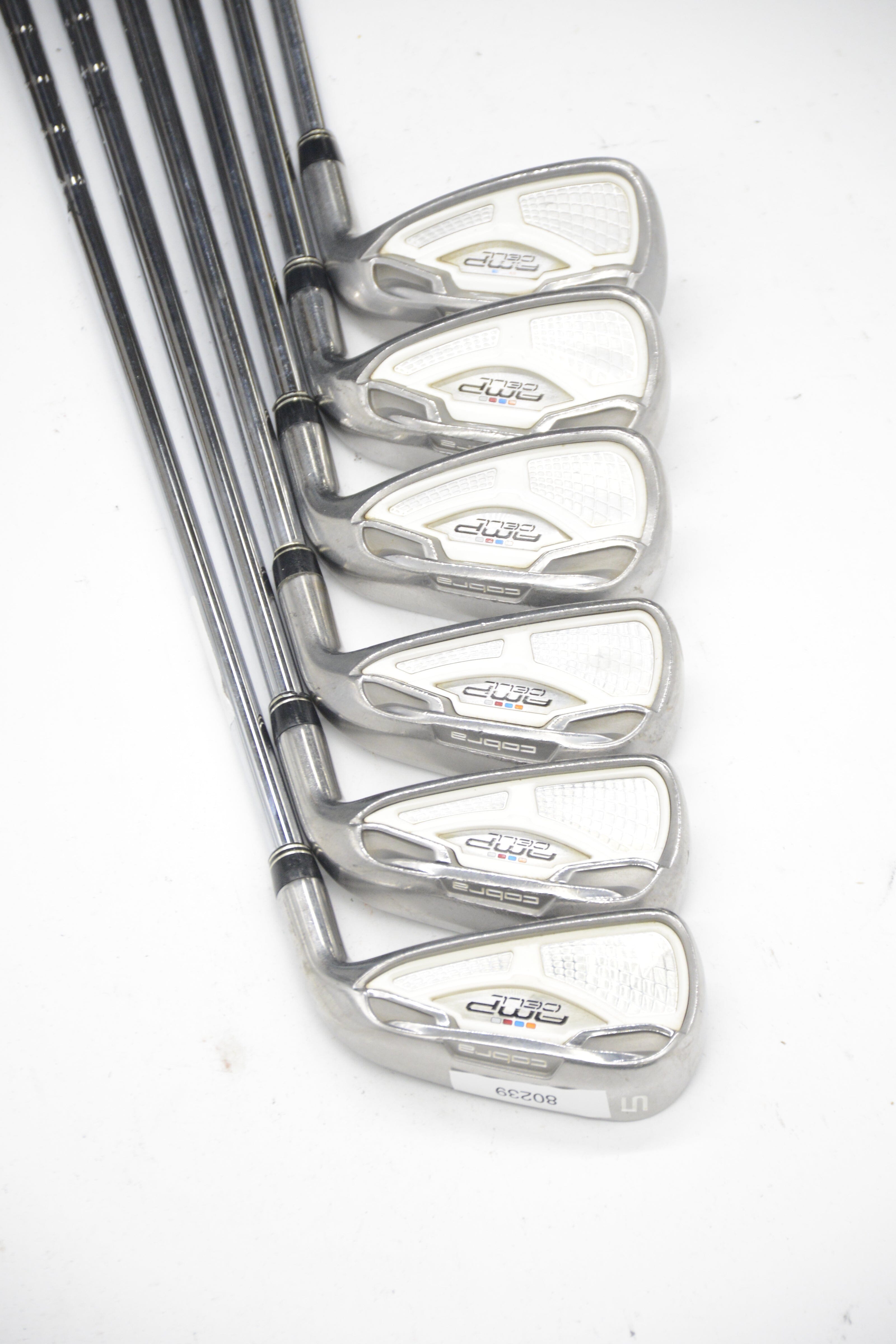 Cobra Amp Cell 5-PW Iron Set R Flex Std Length Golf Clubs GolfRoots 