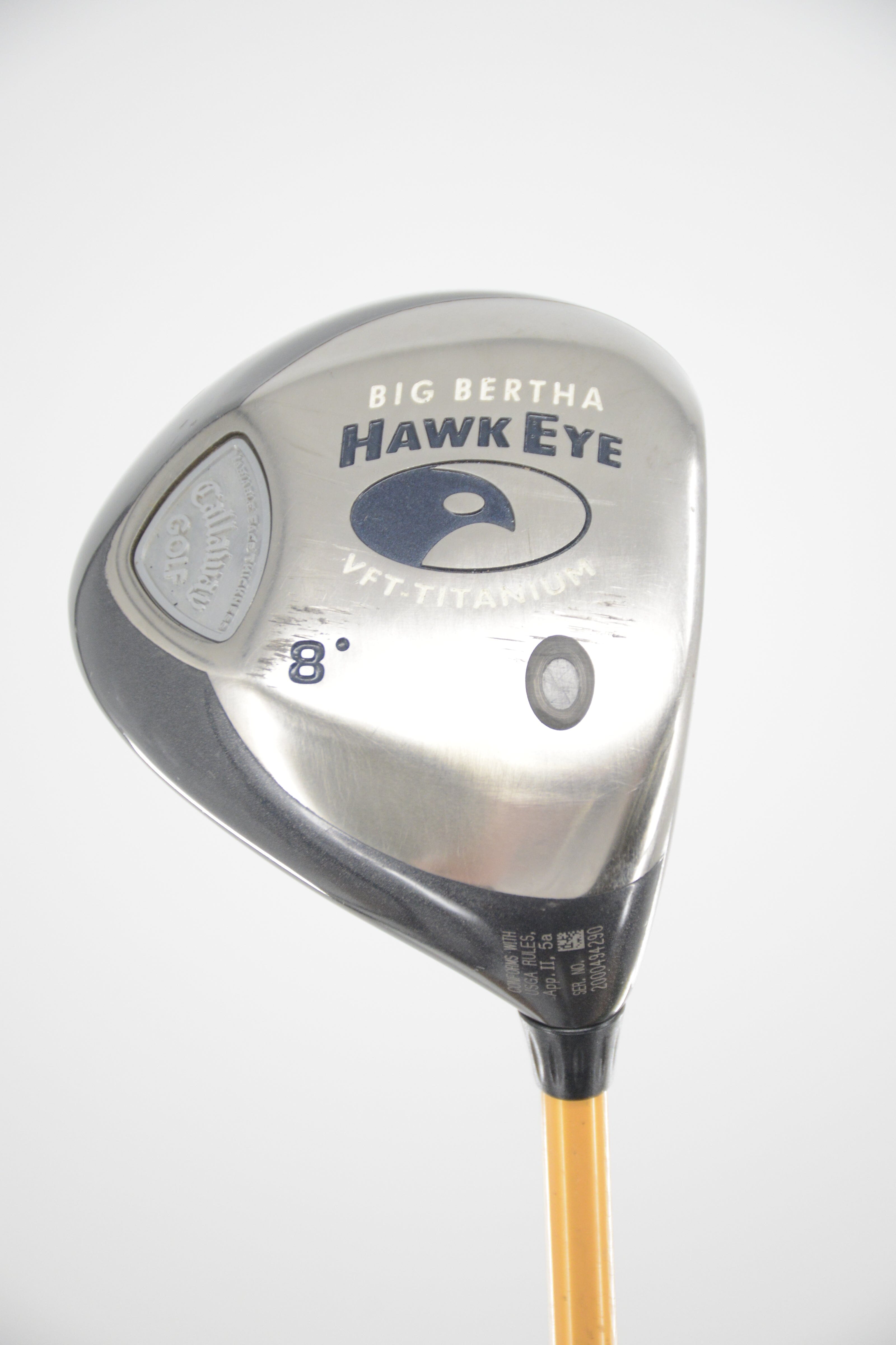 Callaway Hawk Eye VFT Titanium 8 Degree Driver R Flex 45" Golf Clubs GolfRoots 