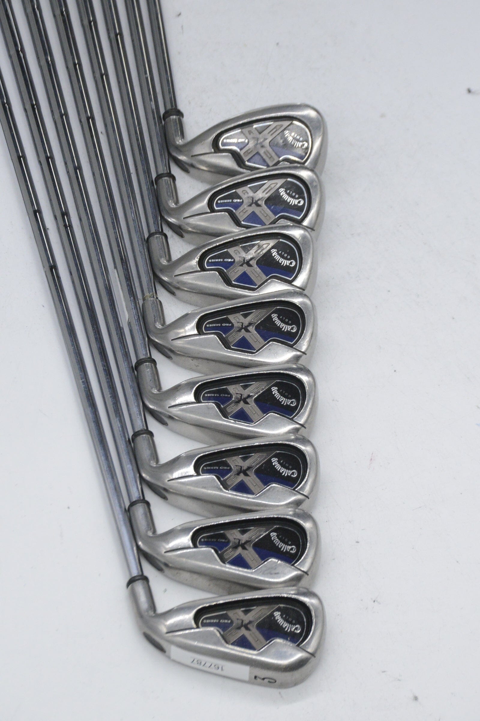 Callaway X-18 Pro Series 3-PW Iron Set X Flex +0.5" Golf Clubs GolfRoots 