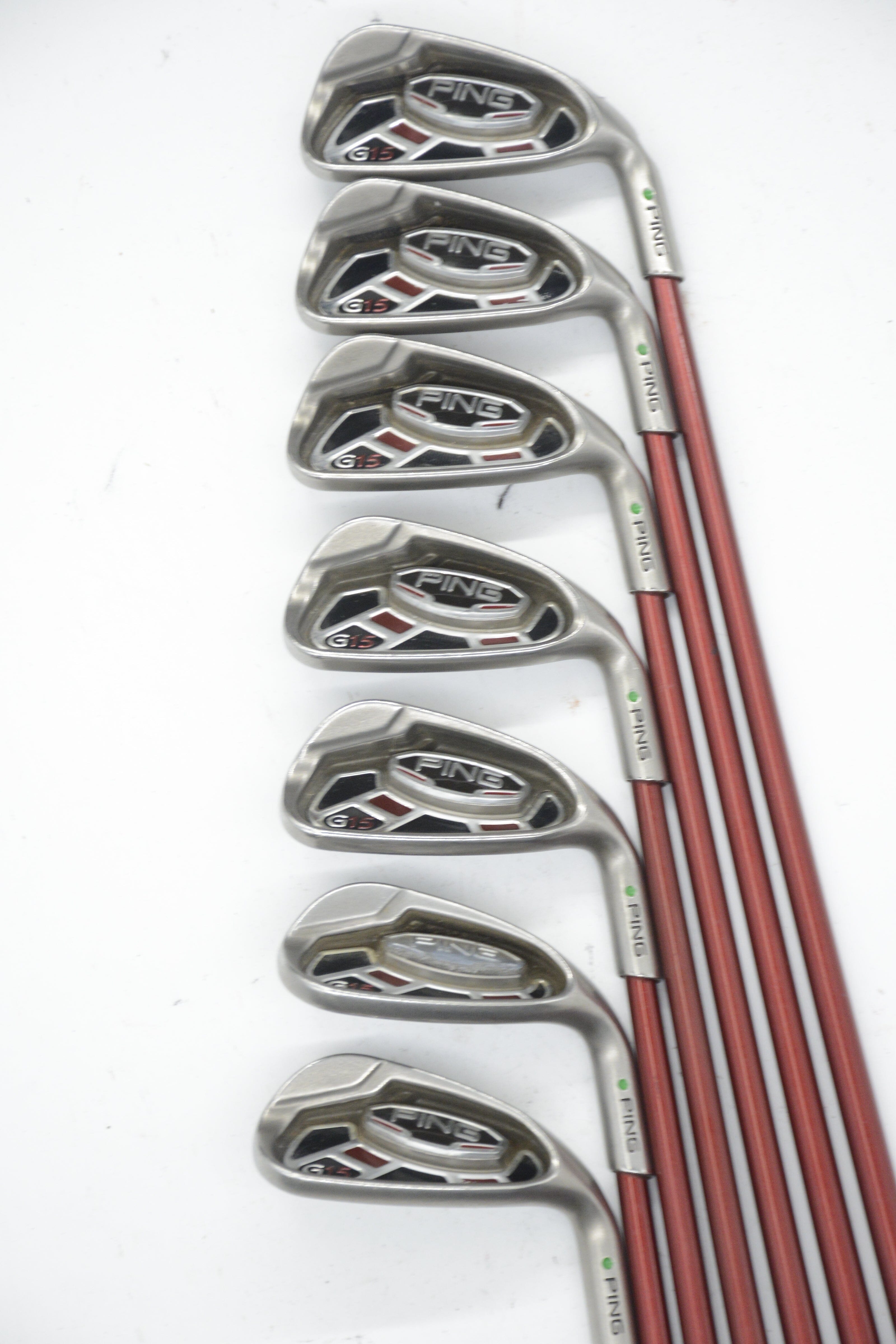 Ping G15 5-9, UW, SW Iron Set R Flex Std Length Golf Clubs GolfRoots 