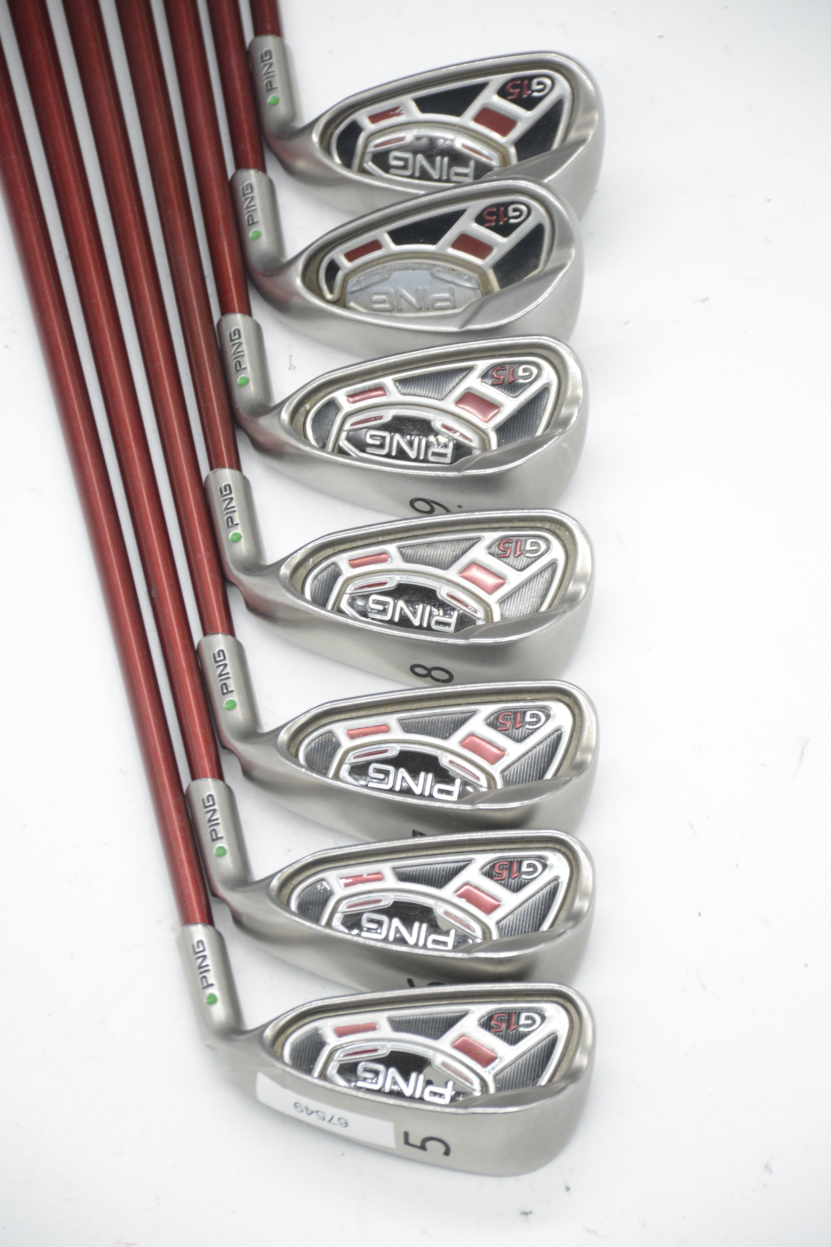 Ping G15 5-9, UW, SW Iron Set R Flex Std Length Golf Clubs GolfRoots 