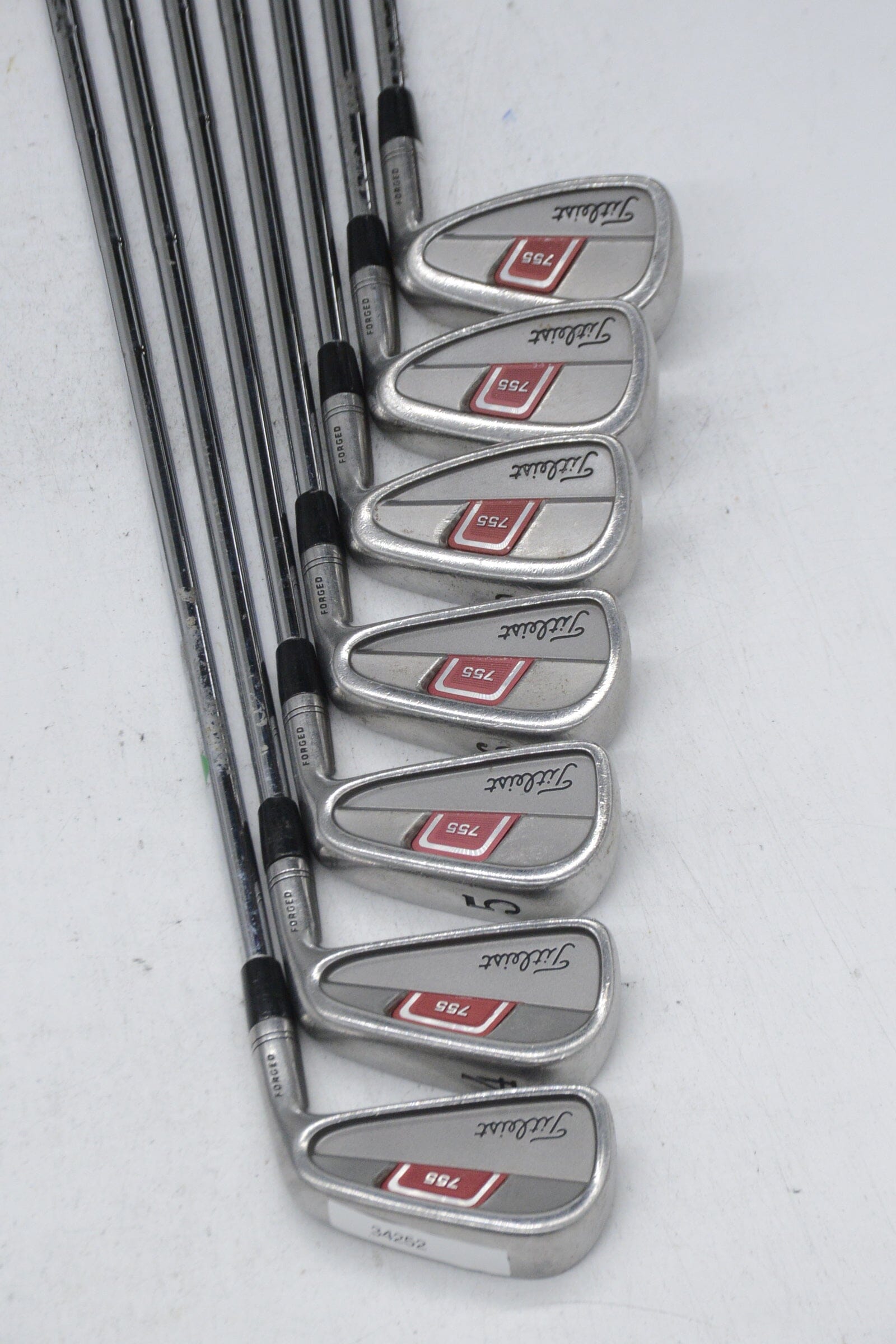Titleist 755 Forged 3-6, 8-PW Iron Set S Flex Std Length Golf Clubs GolfRoots 