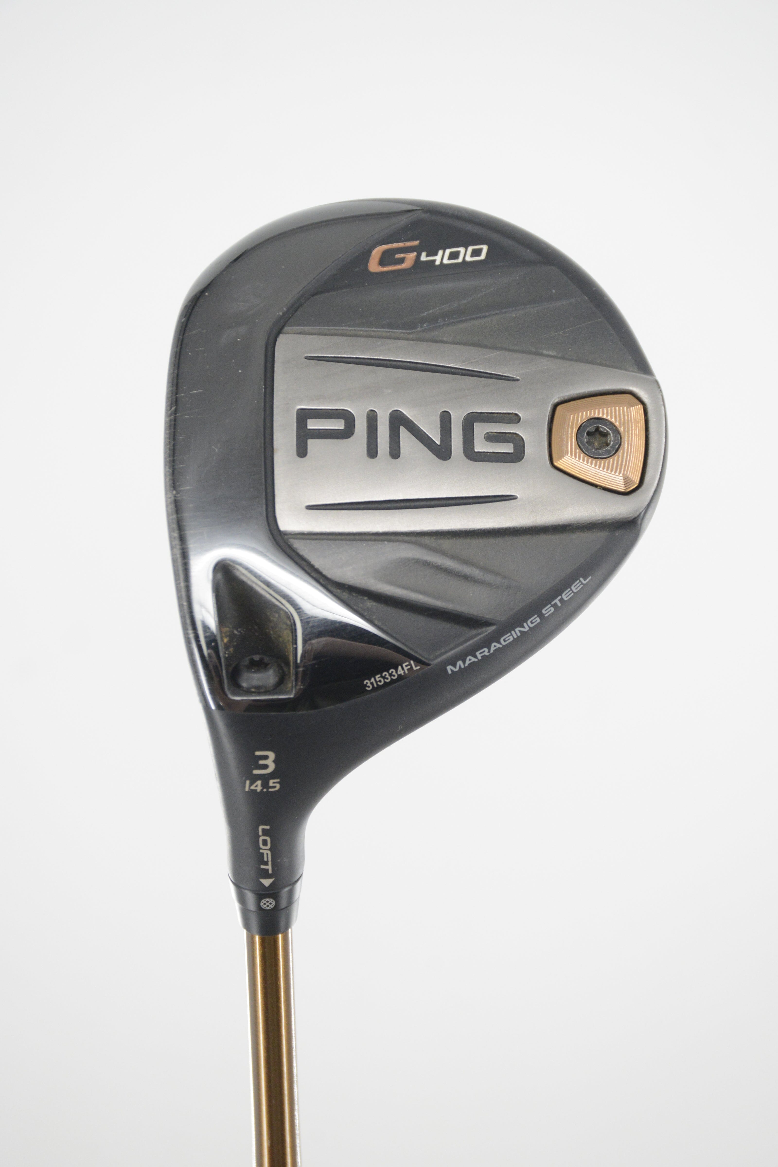 Lefty Ping G400 3 Wood S Flex 42.25" Golf Clubs GolfRoots 