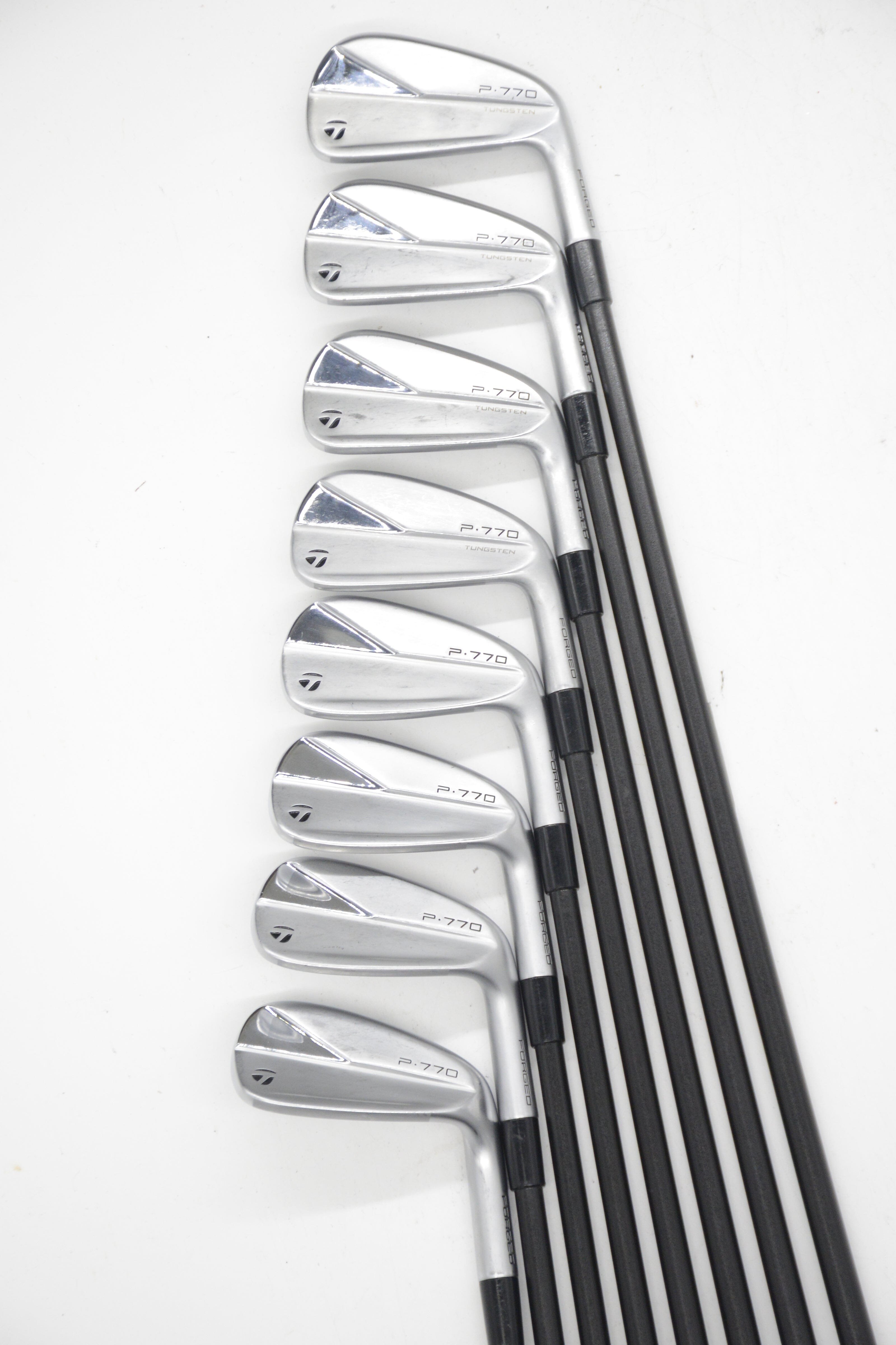 TaylorMade P770 2023 4-AW Iron Set R Flex -0.5" Golf Clubs GolfRoots 