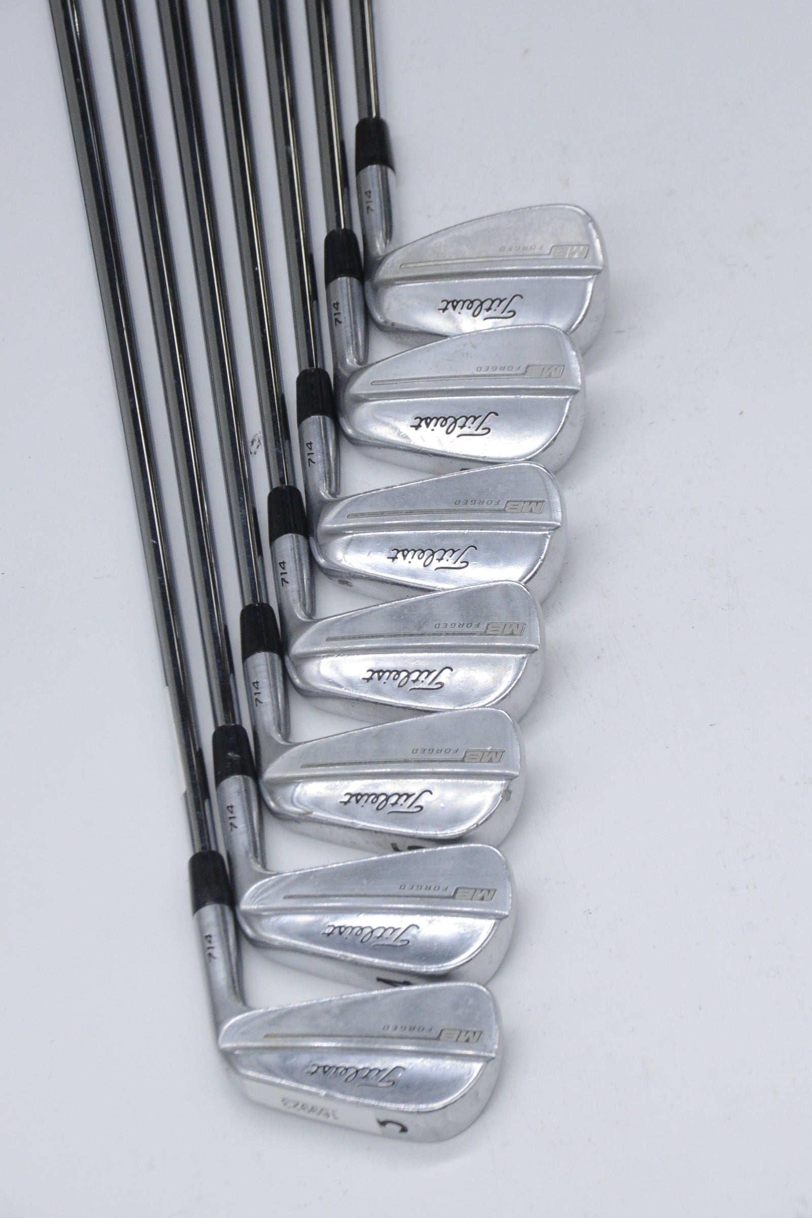 Titleist 714 CB Forged 3-9 Iron Set X Flex Std Length