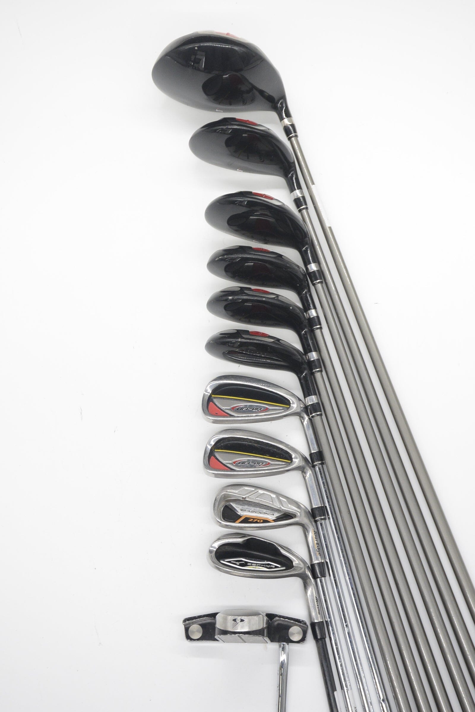 Tour Edge Bazooka/Lift-Off Combo Mixed Full Set Uniflex Std Length Golf Clubs GolfRoots 