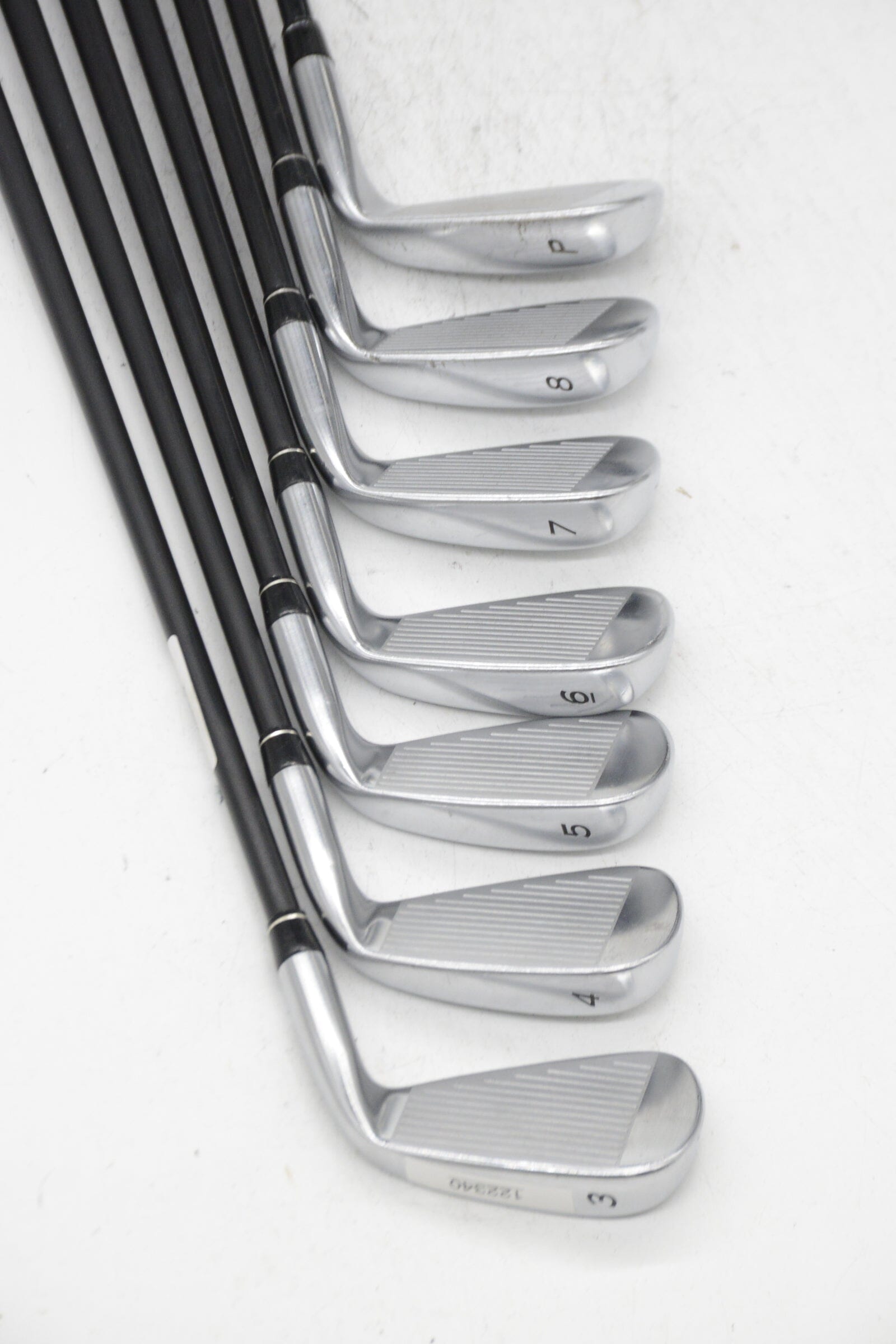 Lefty TaylorMade Rac LT 3-8, PW Iron Set R Flex +1" Golf Clubs GolfRoots 
