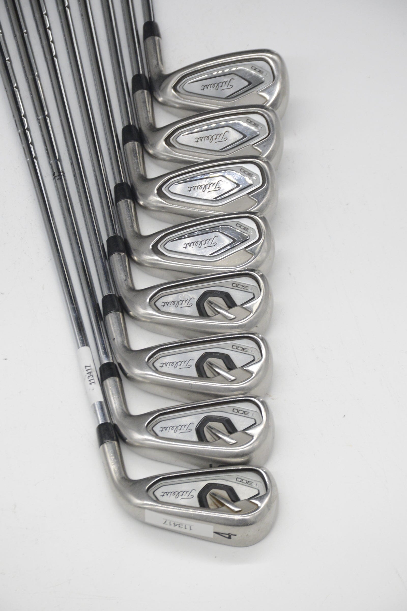 Titleist T300 4-AW Iron Set S Flex +0.5" Golf Clubs GolfRoots 