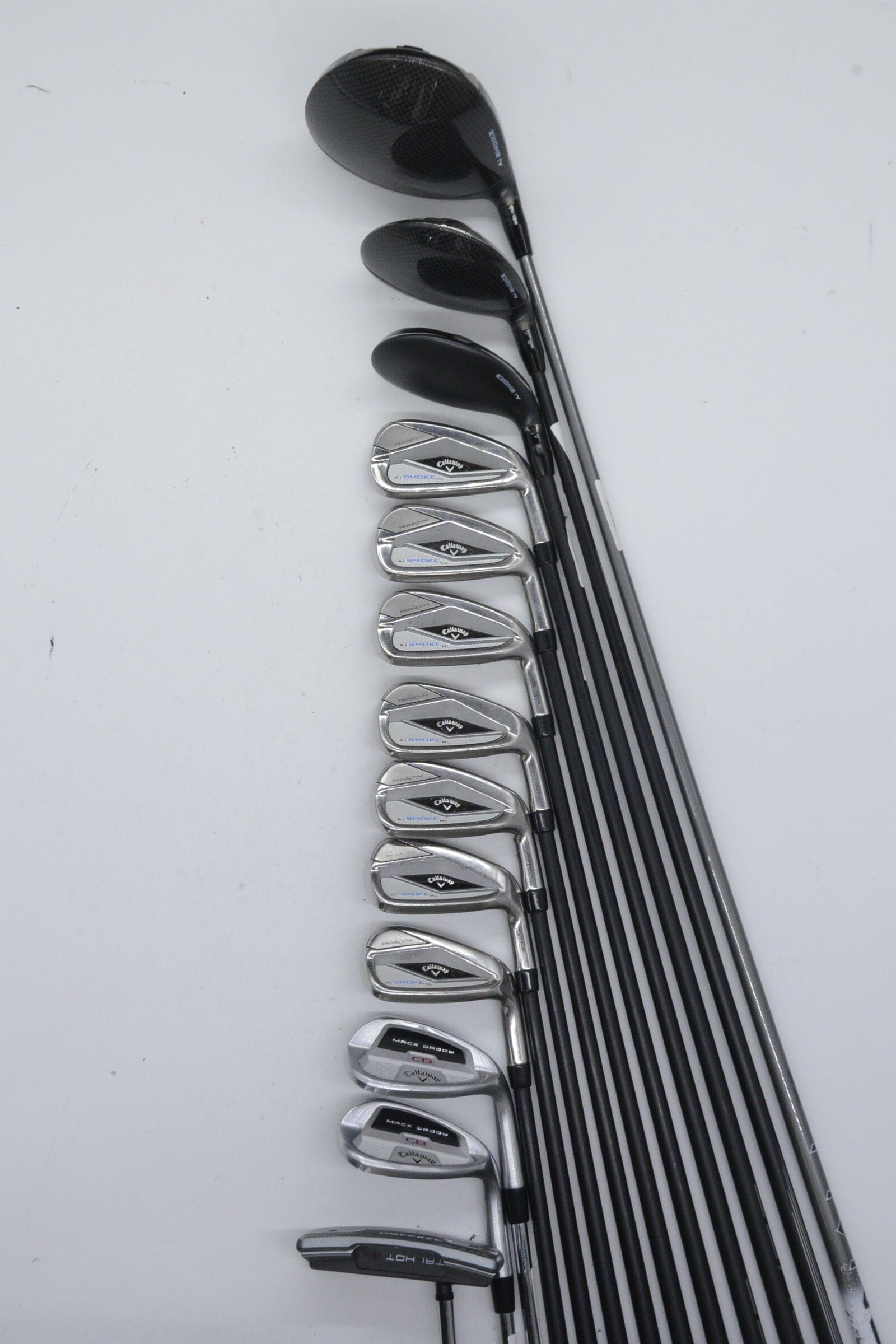 Callaway Paradym Ai Smoke HL Mixed Full Set R Flex +0.75" Golf Clubs GolfRoots 