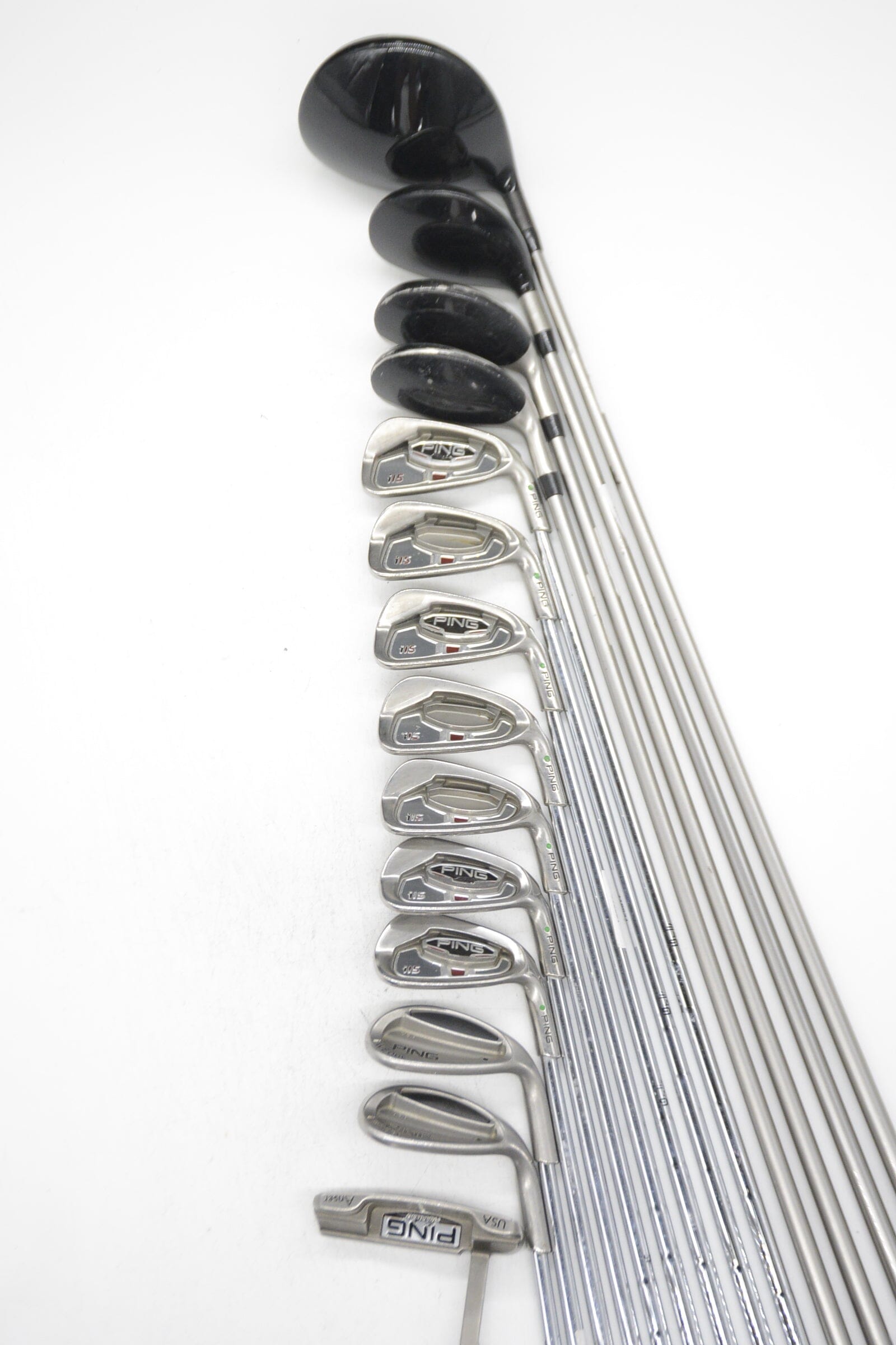 Ping I15 Mixed Full Set S Flex +0.25" Golf Clubs GolfRoots 