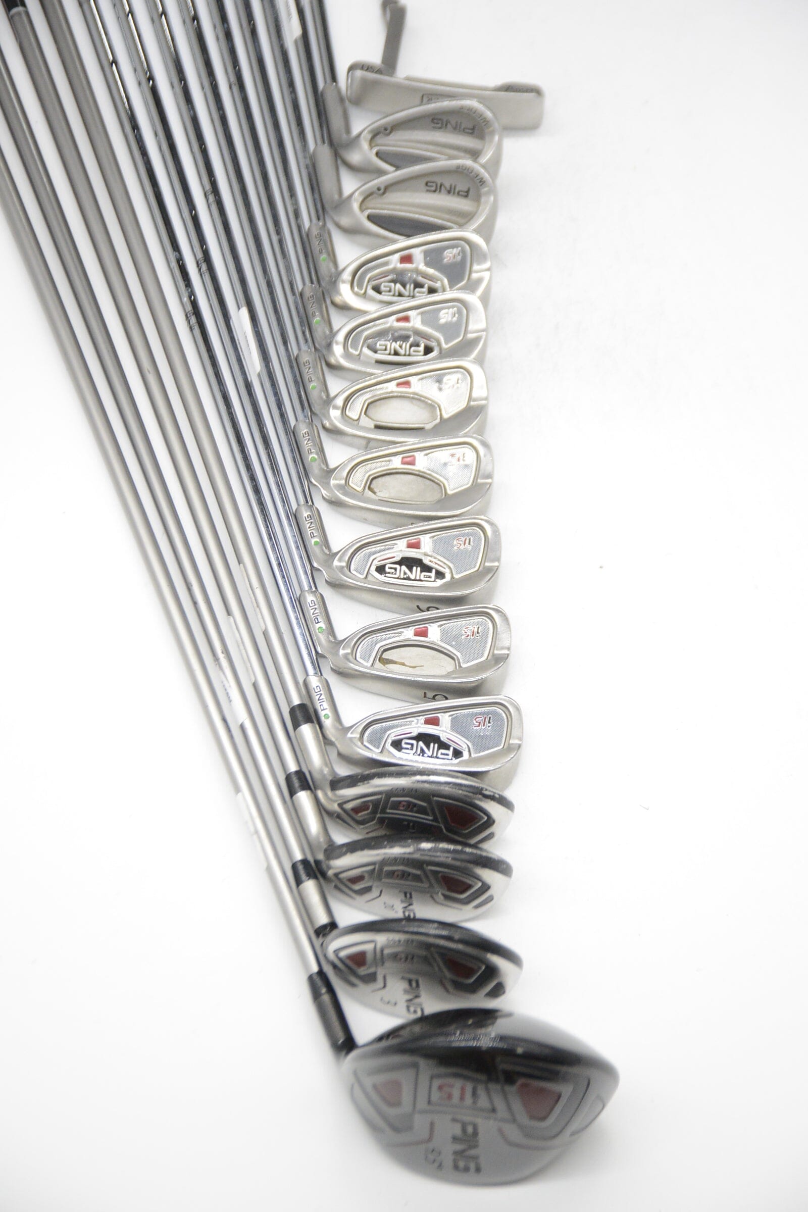 Ping I15 Mixed Full Set S Flex +0.25" Golf Clubs GolfRoots 