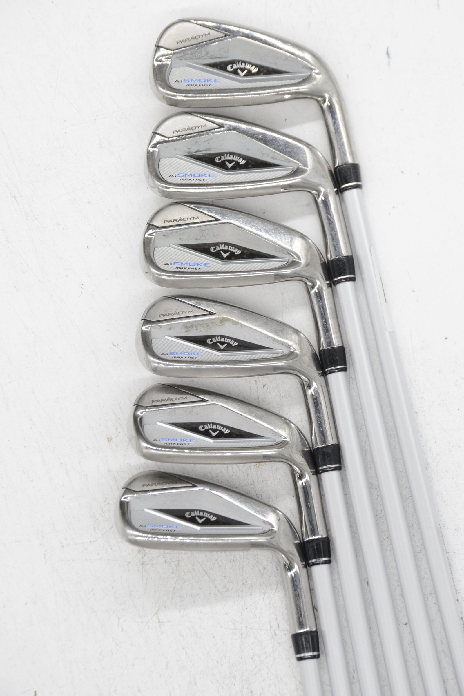 Women's Callaway Paradym Ai Smoke MAX Fast 7-GW Iron Set W Flex +0.25" Golf Clubs GolfRoots 