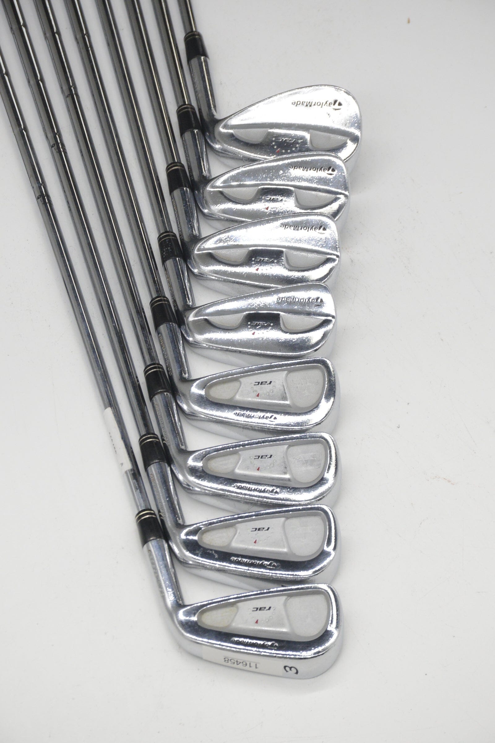 TaylorMade Rac Forged CB TP 3-PW Iron Set S Flex Std Length Golf Clubs GolfRoots 