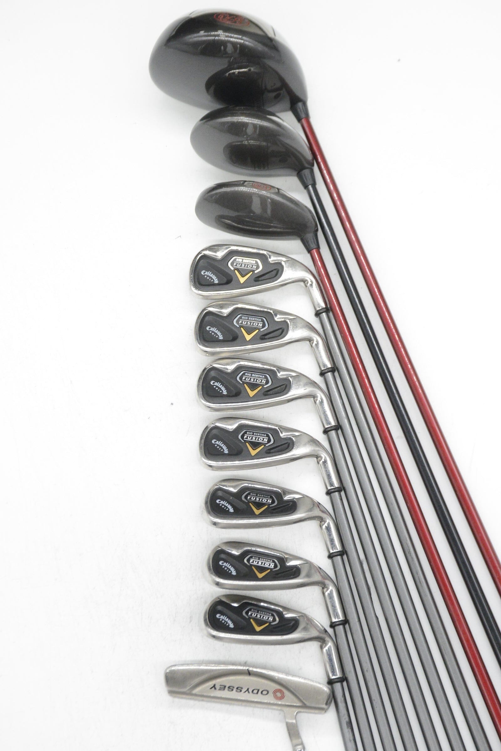 Callaway Big Bertha Fusion (No 9 iron) Mixed Full Set R Flex -0.5" Golf Clubs GolfRoots 