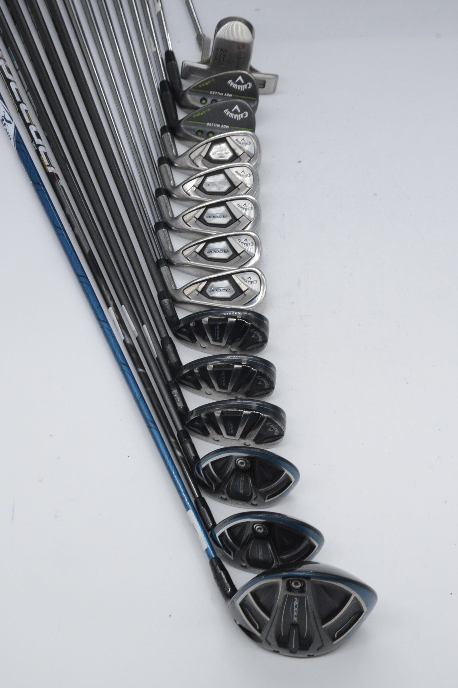 Callaway Rogue Combo Mixed Full Set S Flex -0.25" Golf Clubs GolfRoots 