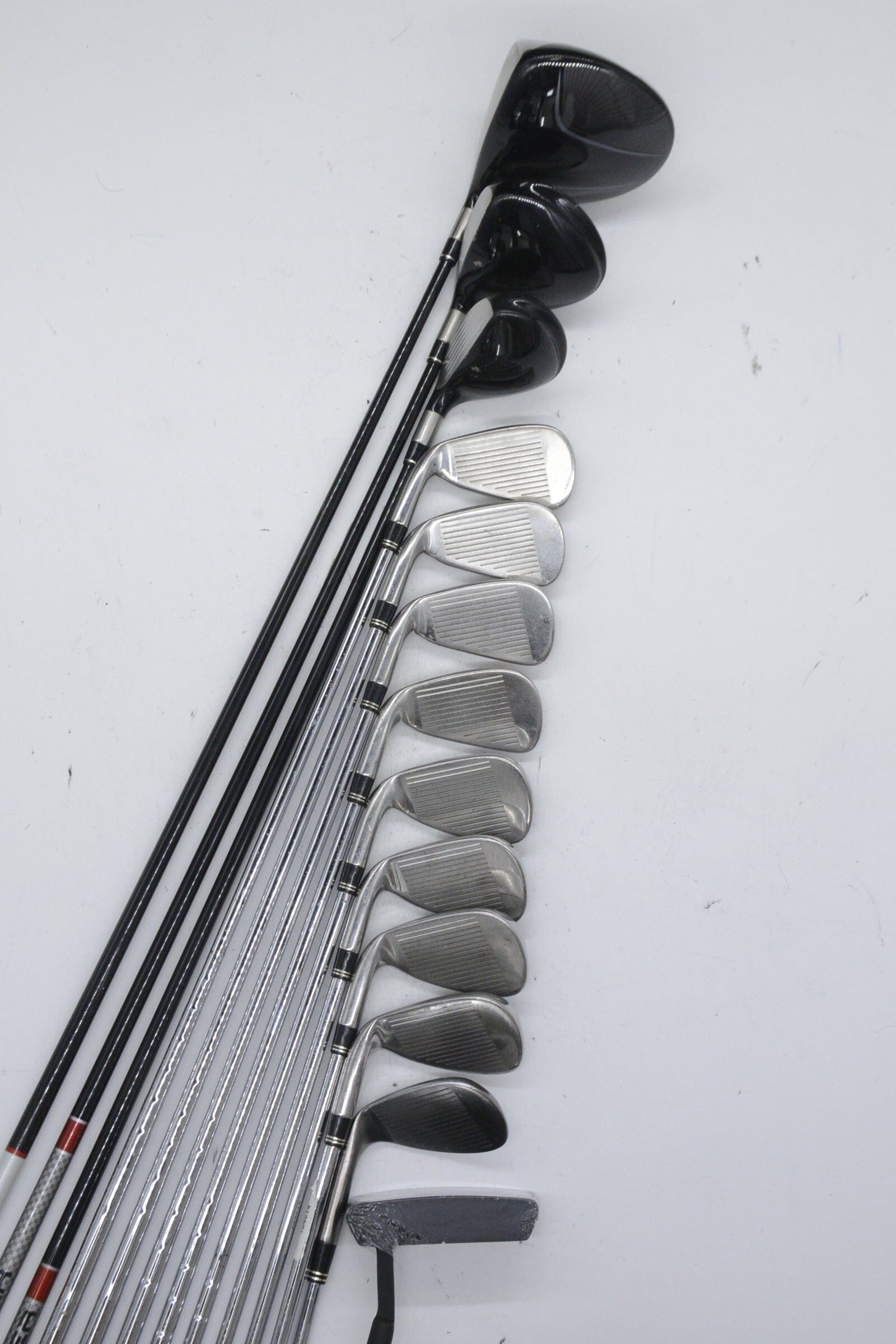 TaylorMade Burner Plus Mixed Full Set R Flex +0.5" Golf Clubs GolfRoots 