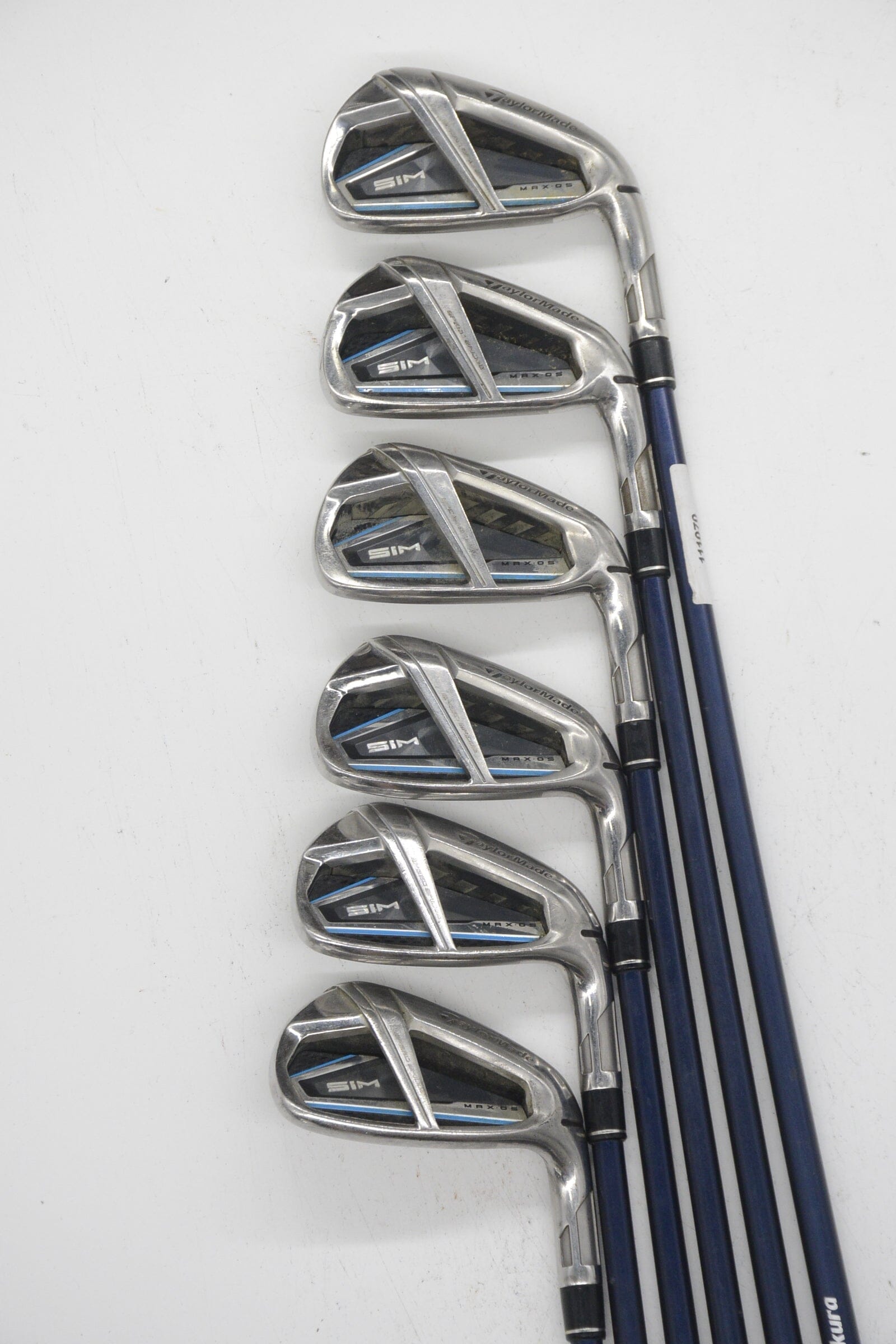 TaylorMade SIM Max OS 5-PW Iron Set SR Flex -0.5" Golf Clubs GolfRoots 