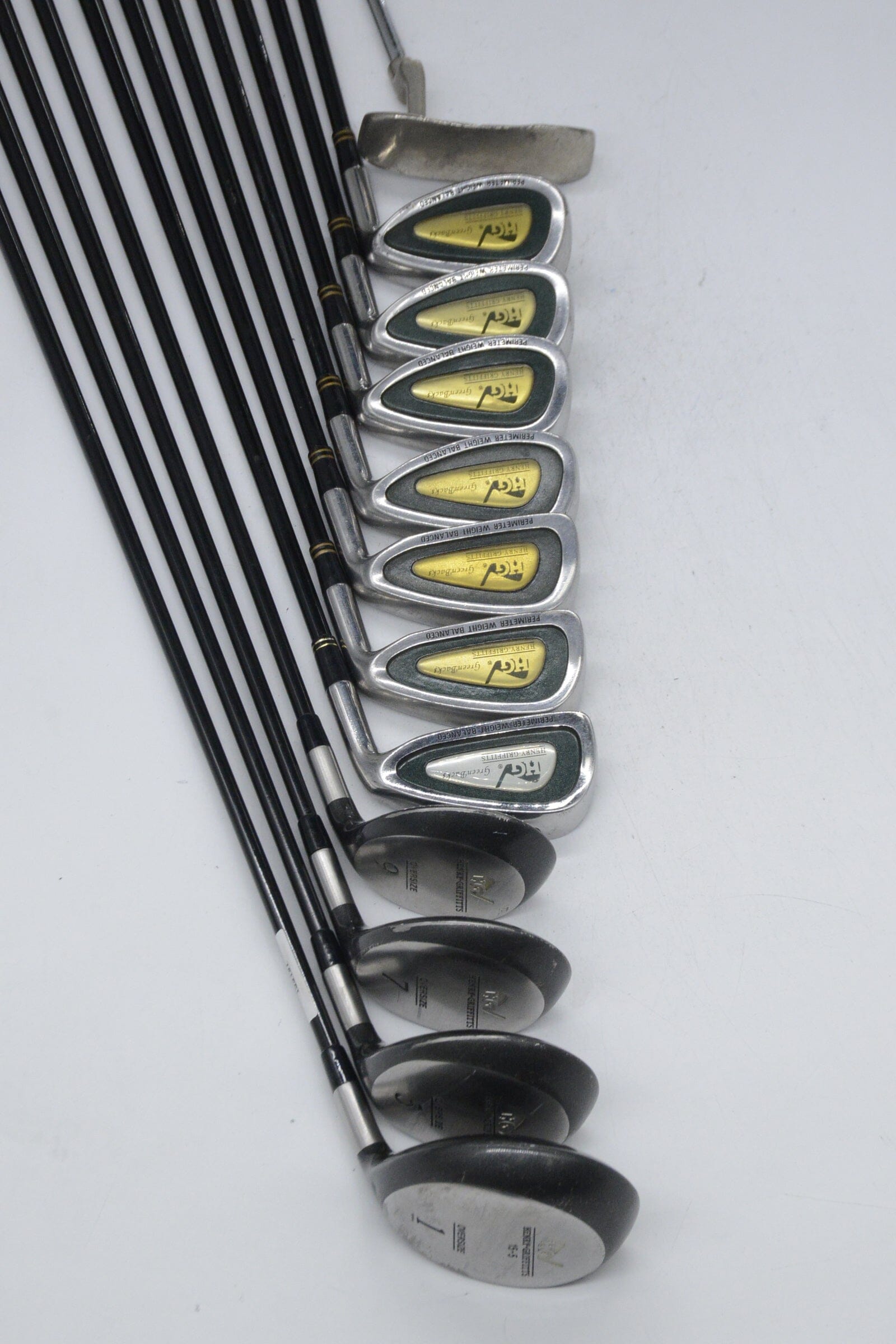 Henry Griffitts GreenBacks Mixed Full Set R Flex +0.75" Golf Clubs GolfRoots 