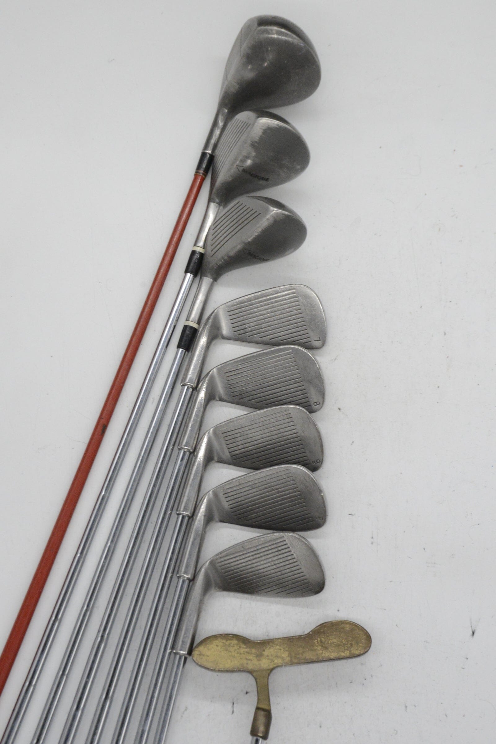 Magique Progressive Offset II Mixed Full Set R Flex -0.25" Golf Clubs GolfRoots 