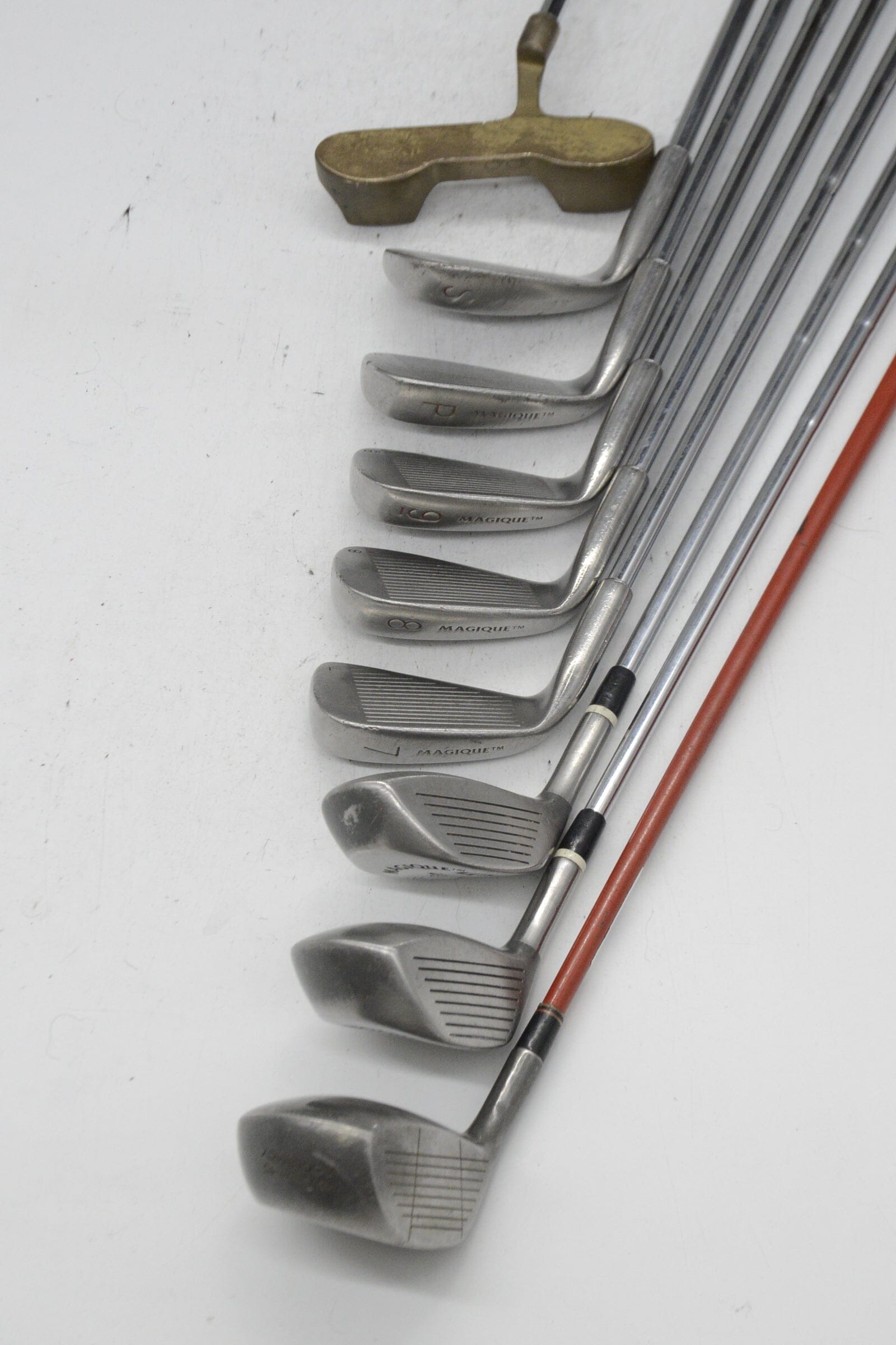 Magique Progressive Offset II Mixed Full Set R Flex -0.25" Golf Clubs GolfRoots 