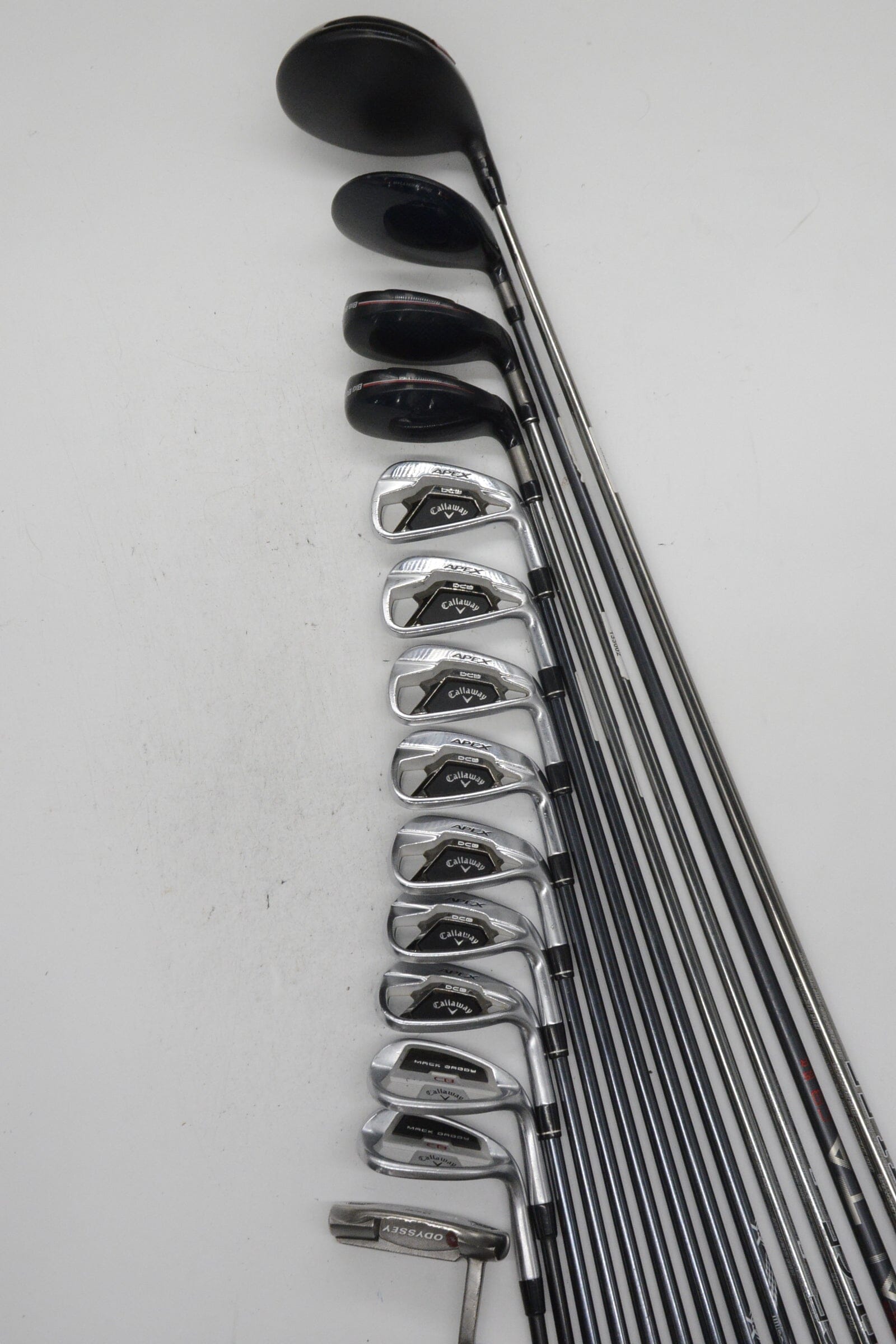 Callaway Apex DCB Mixed Full Set R Flex -0.5" Golf Clubs GolfRoots 
