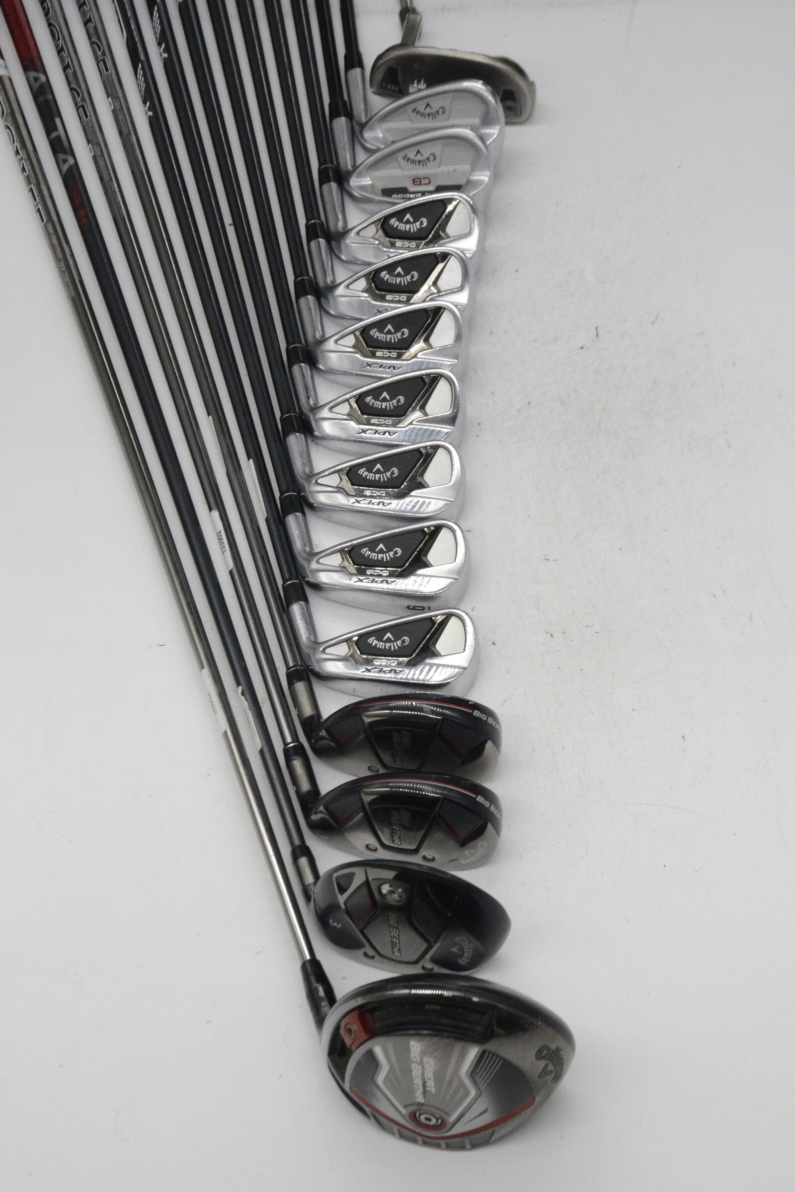 Callaway Apex DCB Mixed Full Set R Flex -0.5" Golf Clubs GolfRoots 