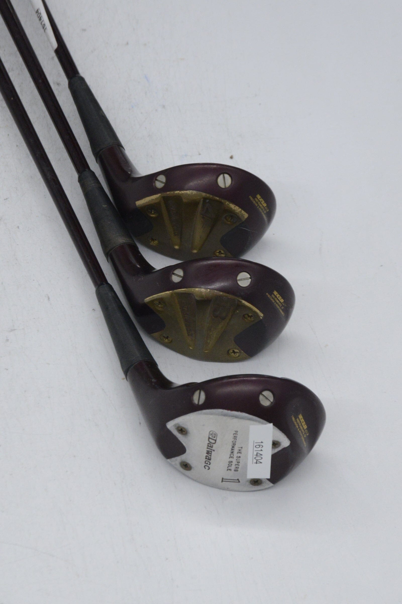 Daiwa GC D, 3W, 4W Wood Set SR Flex Golf Clubs GolfRoots 