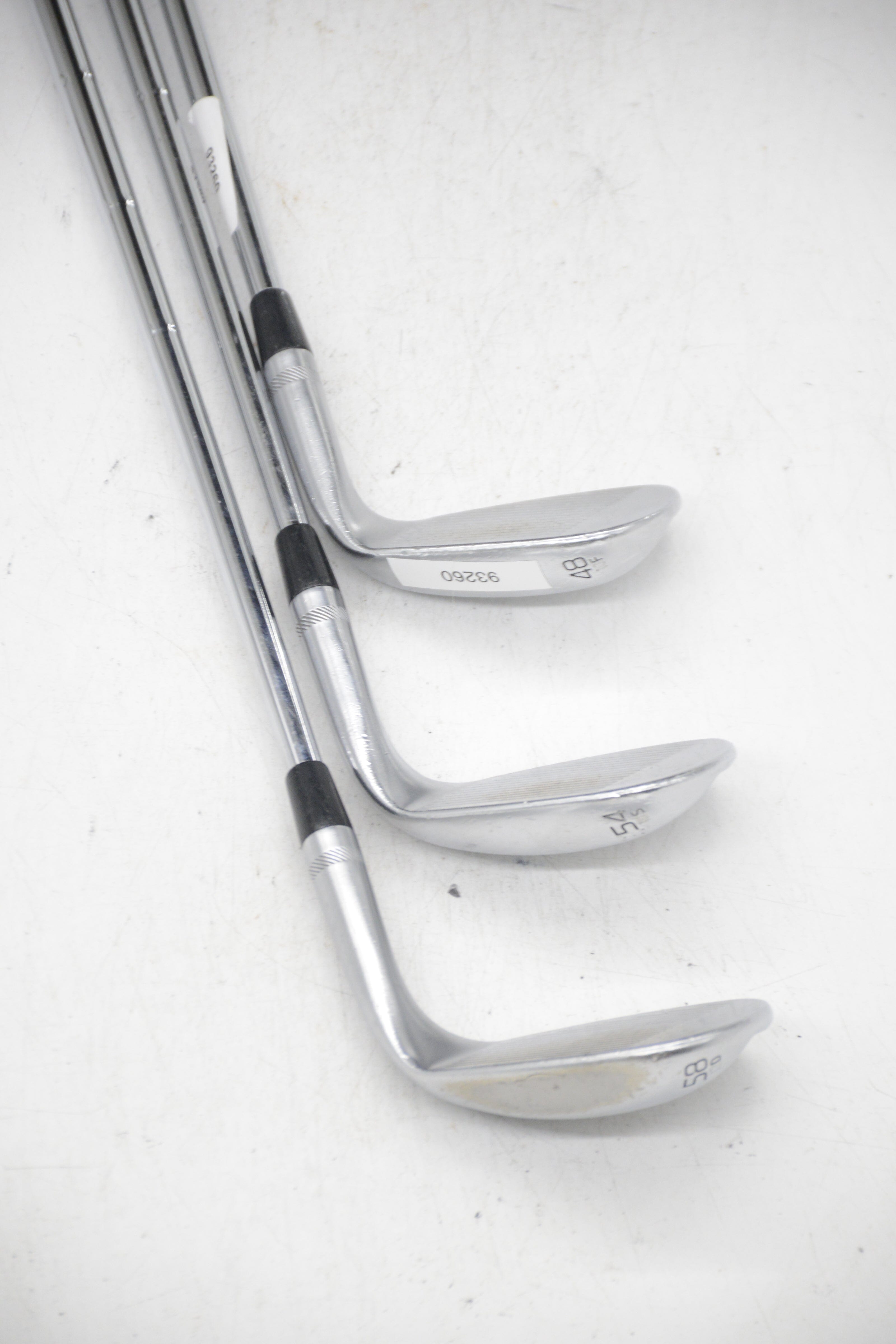 Lefty Titleist Vokey SM9 Tour Chrome 48, 54, 58 Degree Wedge Set Wedge Flex Golf Clubs GolfRoots 