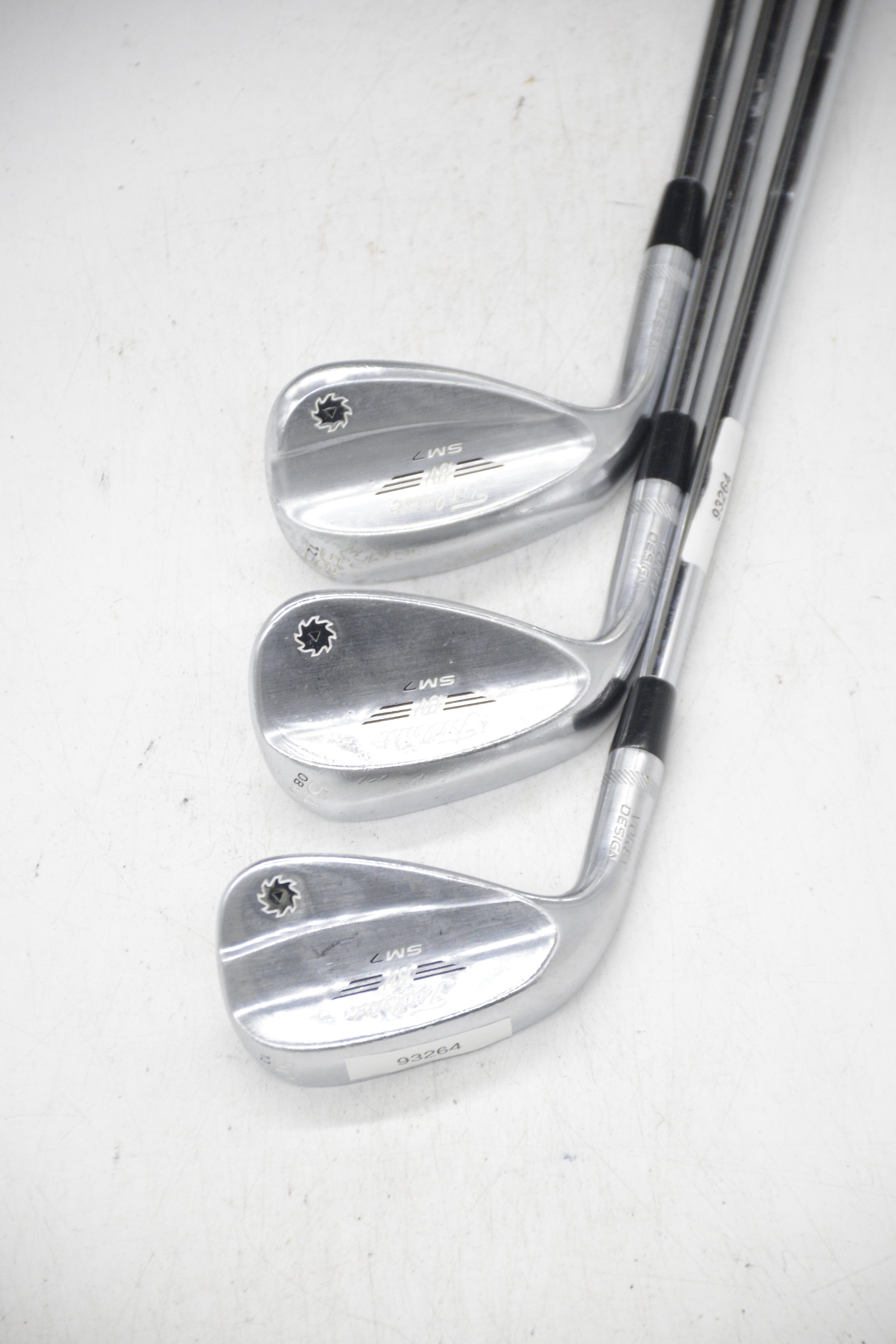 Lefty Titleist Vokey SM7 Tour Chrome 50, 54, 58 Degree Wedge Set Wedge Flex Golf Clubs GolfRoots 