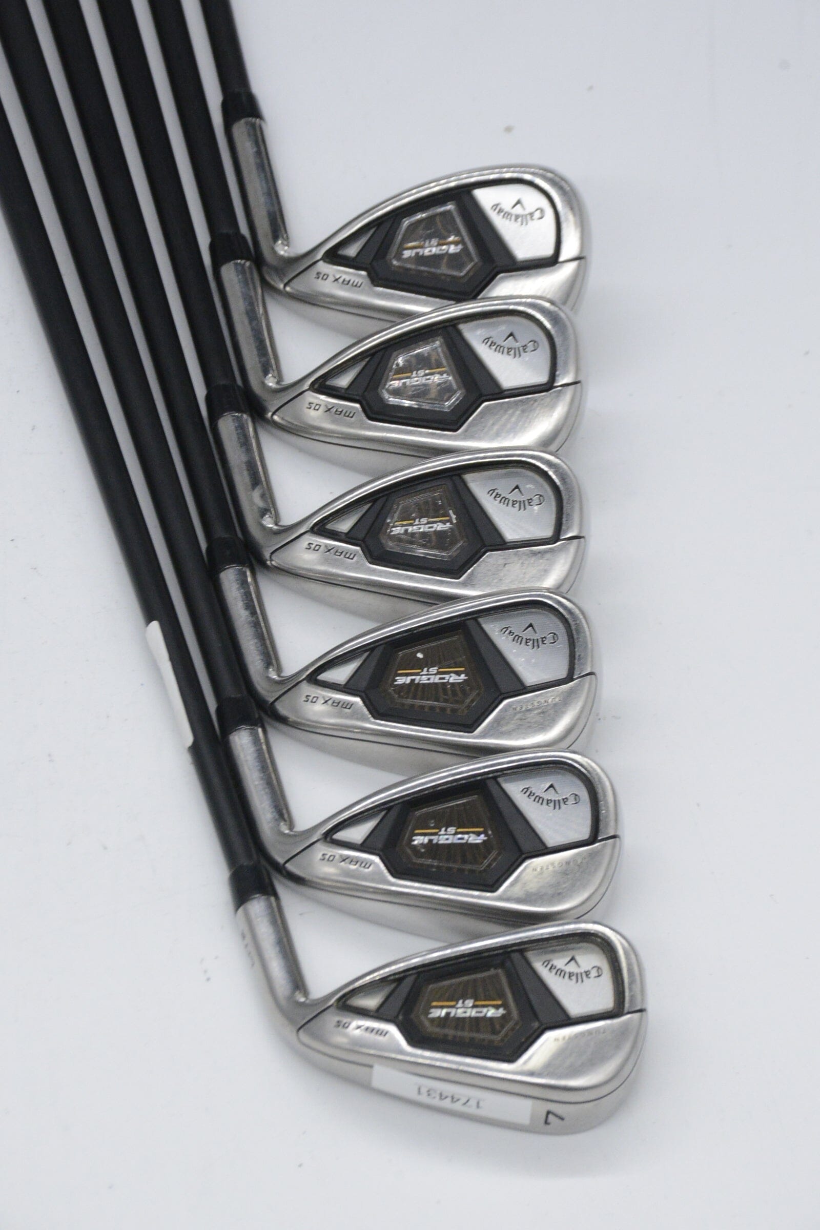 Callaway Rogue ST Max OS Lite 7-GW Iron Set R Flex -0.75" Golf Clubs GolfRoots 