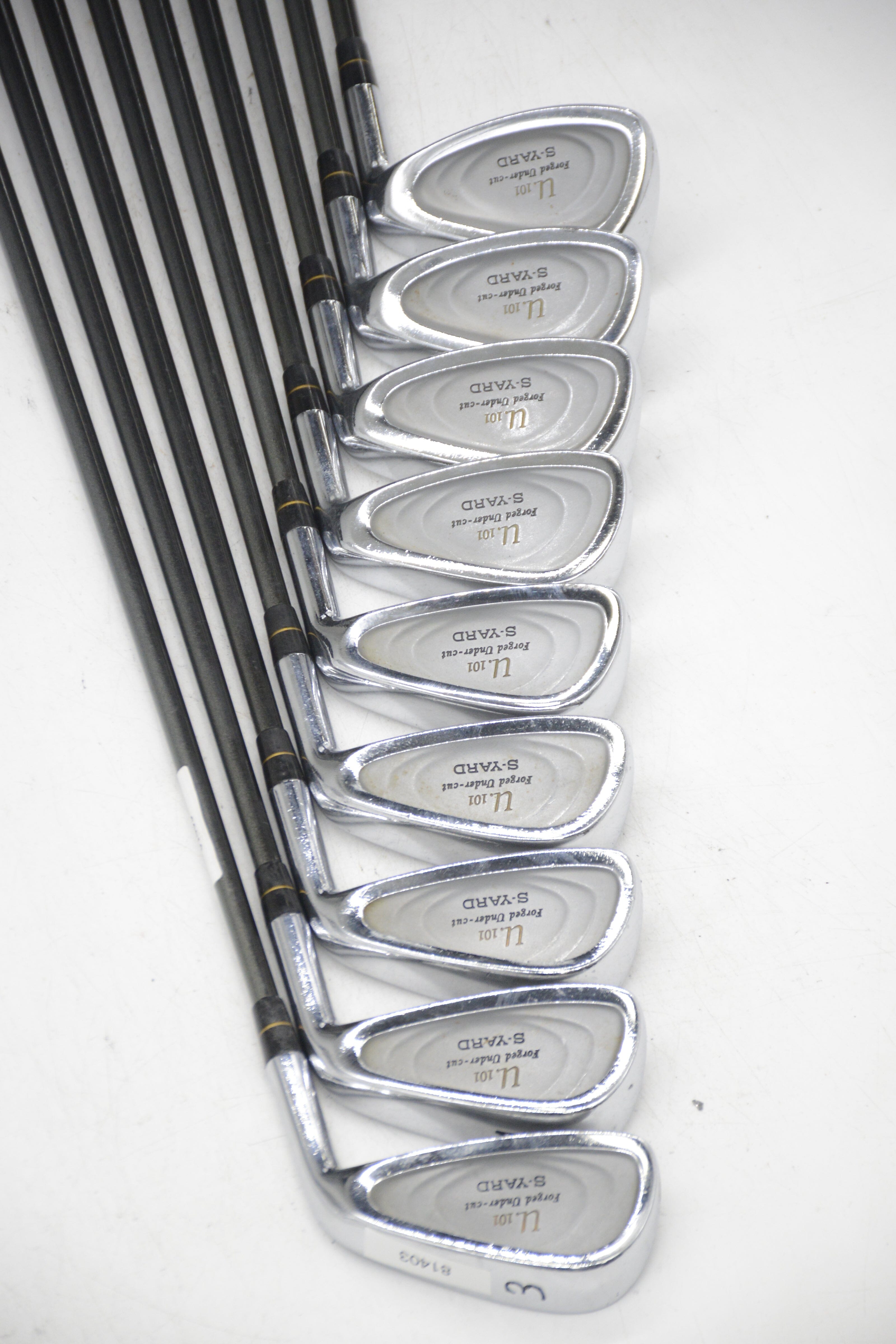 Seiko S-Yard U.101 3-AW Iron Set R Flex -0.25" Golf Clubs GolfRoots 