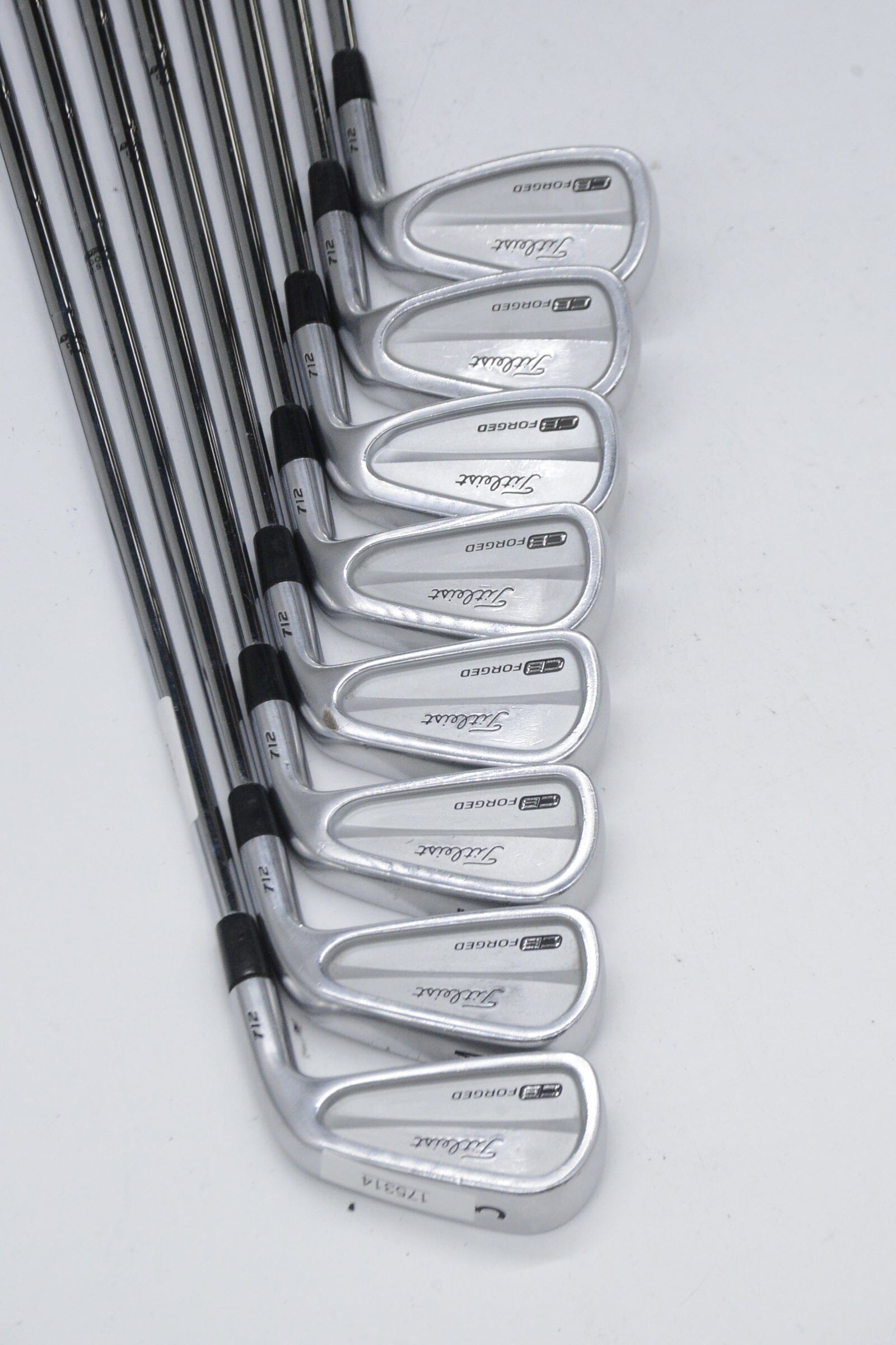 Titleist 712 CB Forged 3-PW Iron Set S Flex Std Length Golf Clubs GolfRoots 