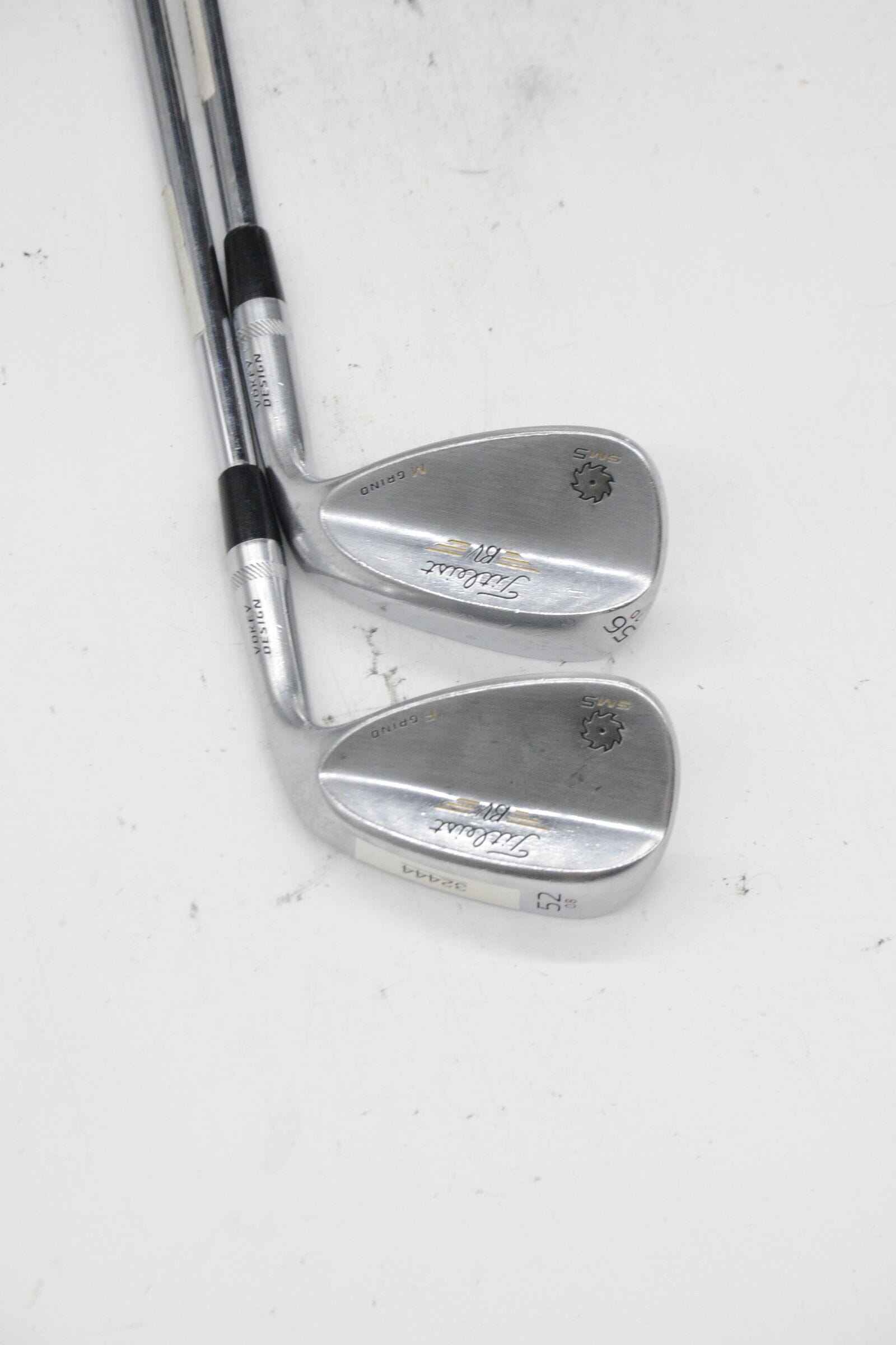 Titleist Vokey SM5 Tour Chrome 52 & 56 Degree Wedge Set R Flex Golf Clubs GolfRoots 