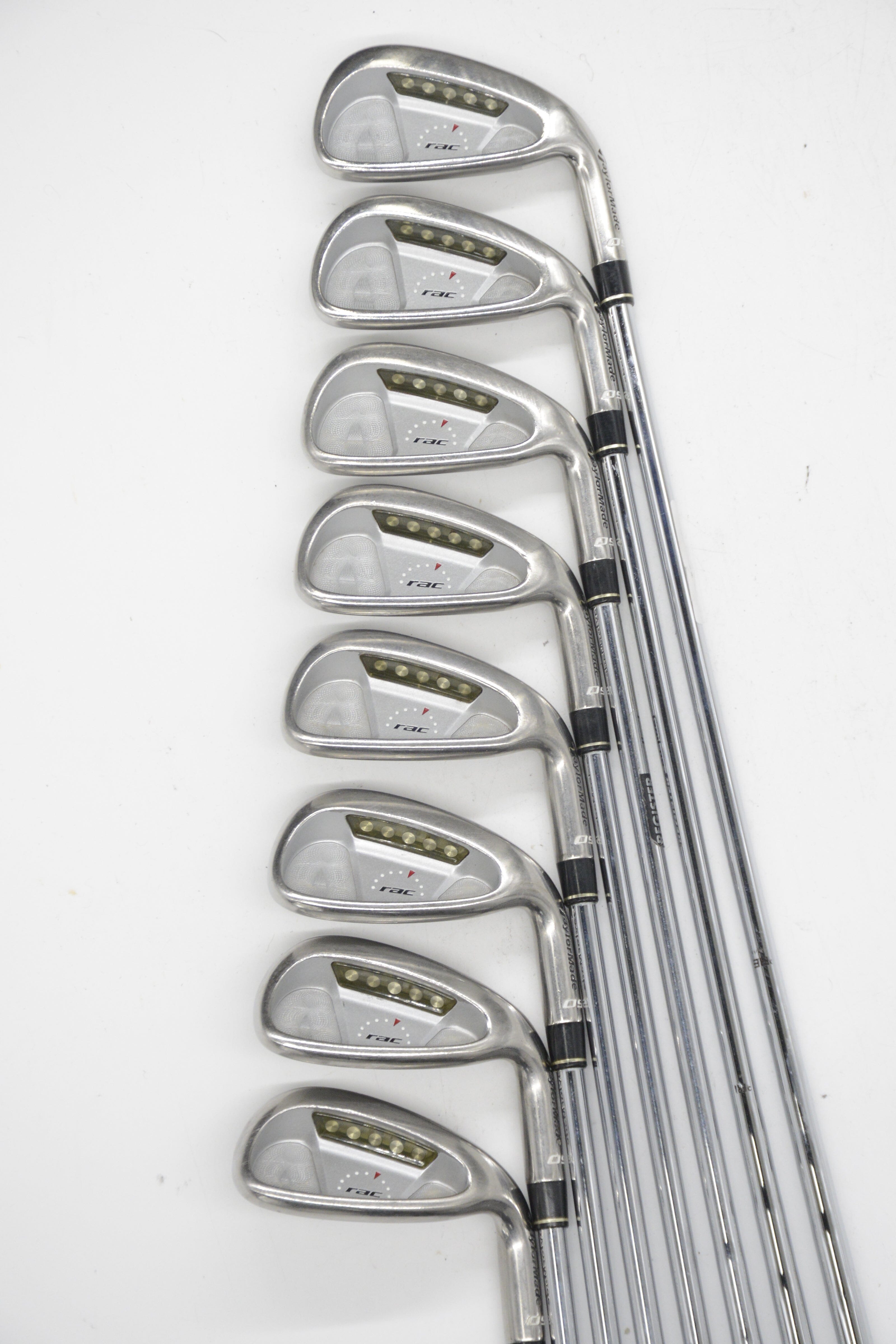 TaylorMade Rac OS 3-PW Iron Set S Flex Std Length Golf Clubs GolfRoots 