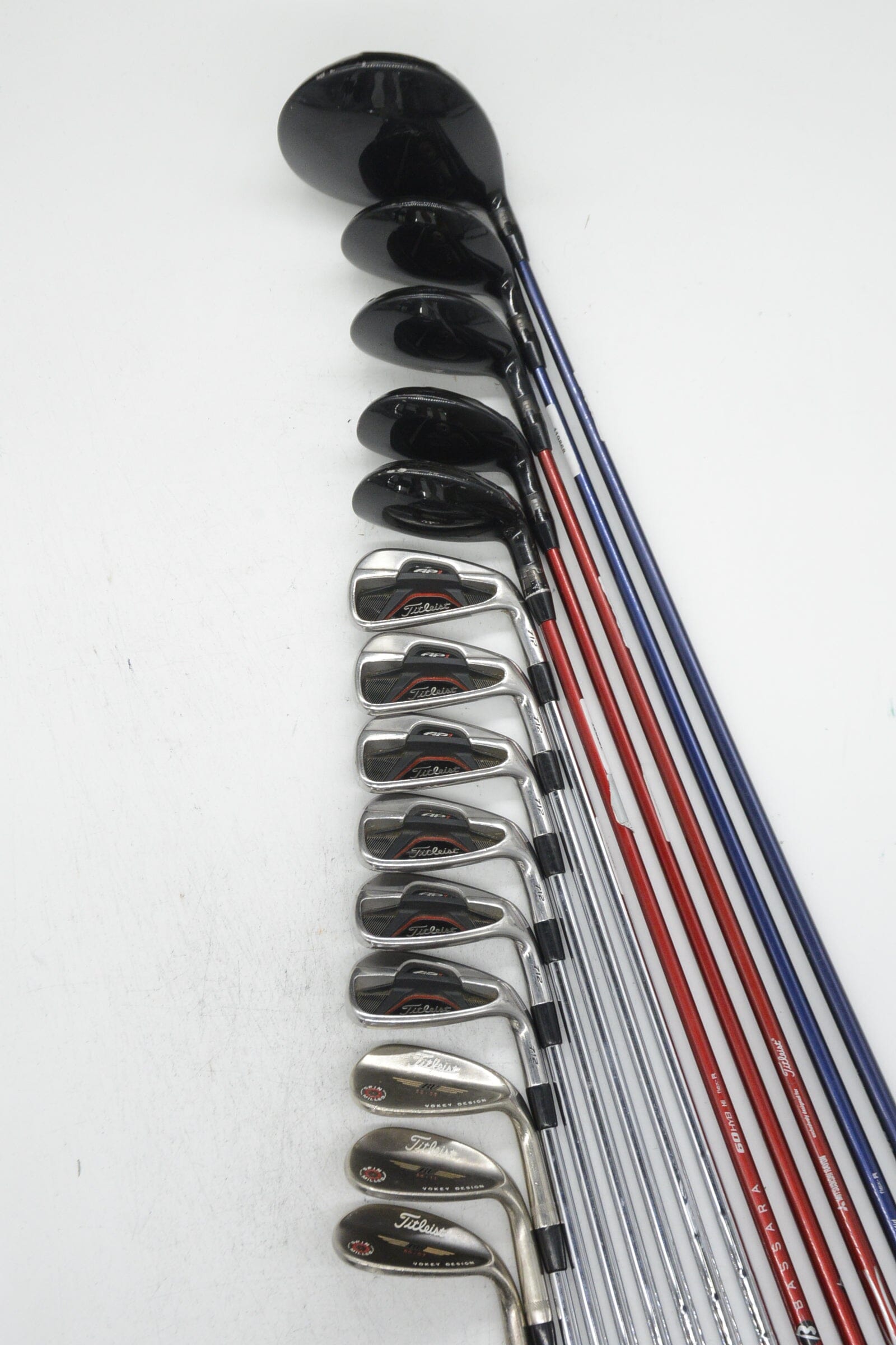 Titleist 712 AP1 Mixed Full Set R Flex -0.5" Golf Clubs GolfRoots 