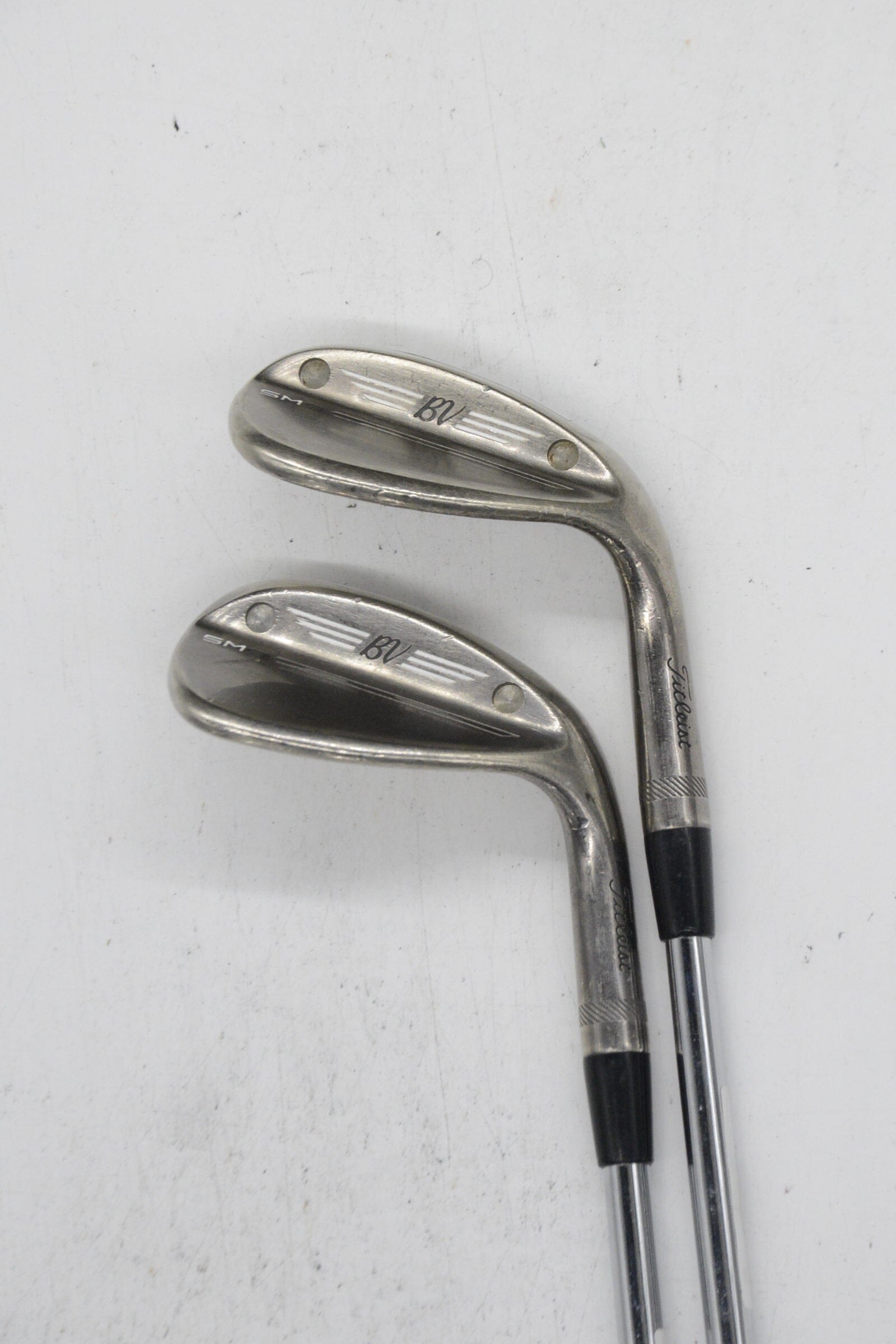 Titleist Vokey SM9 Brushed Steel 54 & 58 Degree Wedge Set R Flex Golf Clubs GolfRoots 