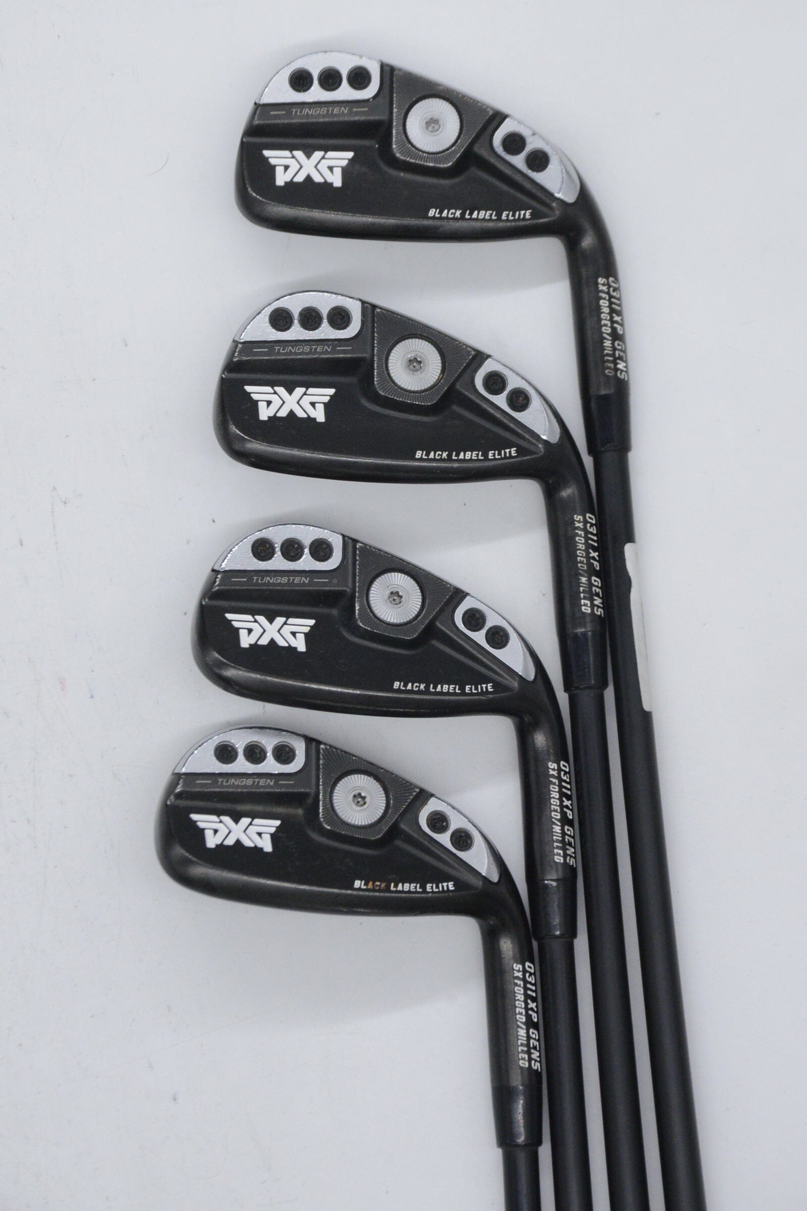 Women's PXG 0311XP Gen 5 Black Label Elite 7-PW Iron Set W Flex +0.25" Golf Clubs GolfRoots 