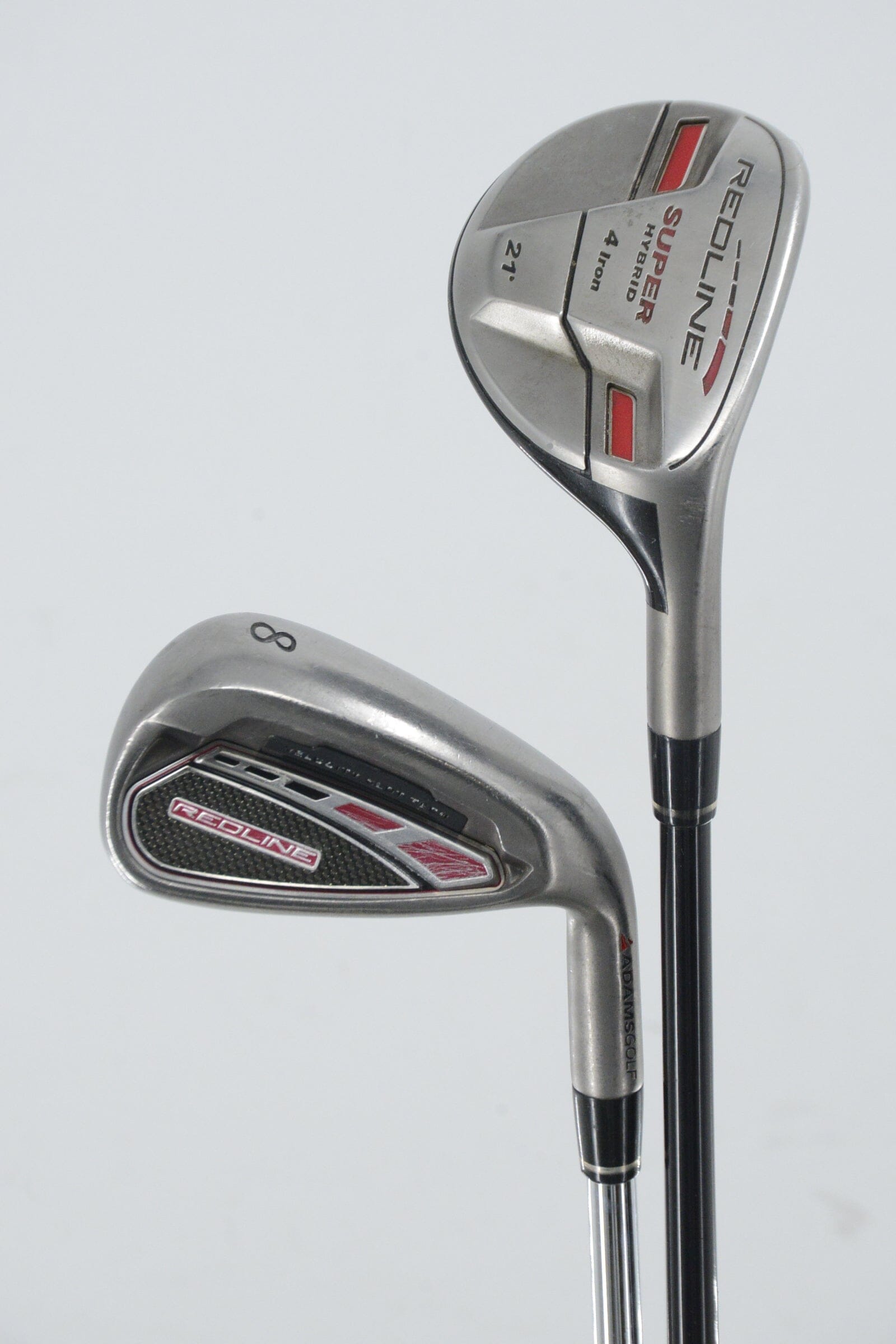 Adams Redline Hybrid 3H-4H, 5-PW Iron Set R Flex +0.25" Golf Clubs GolfRoots 