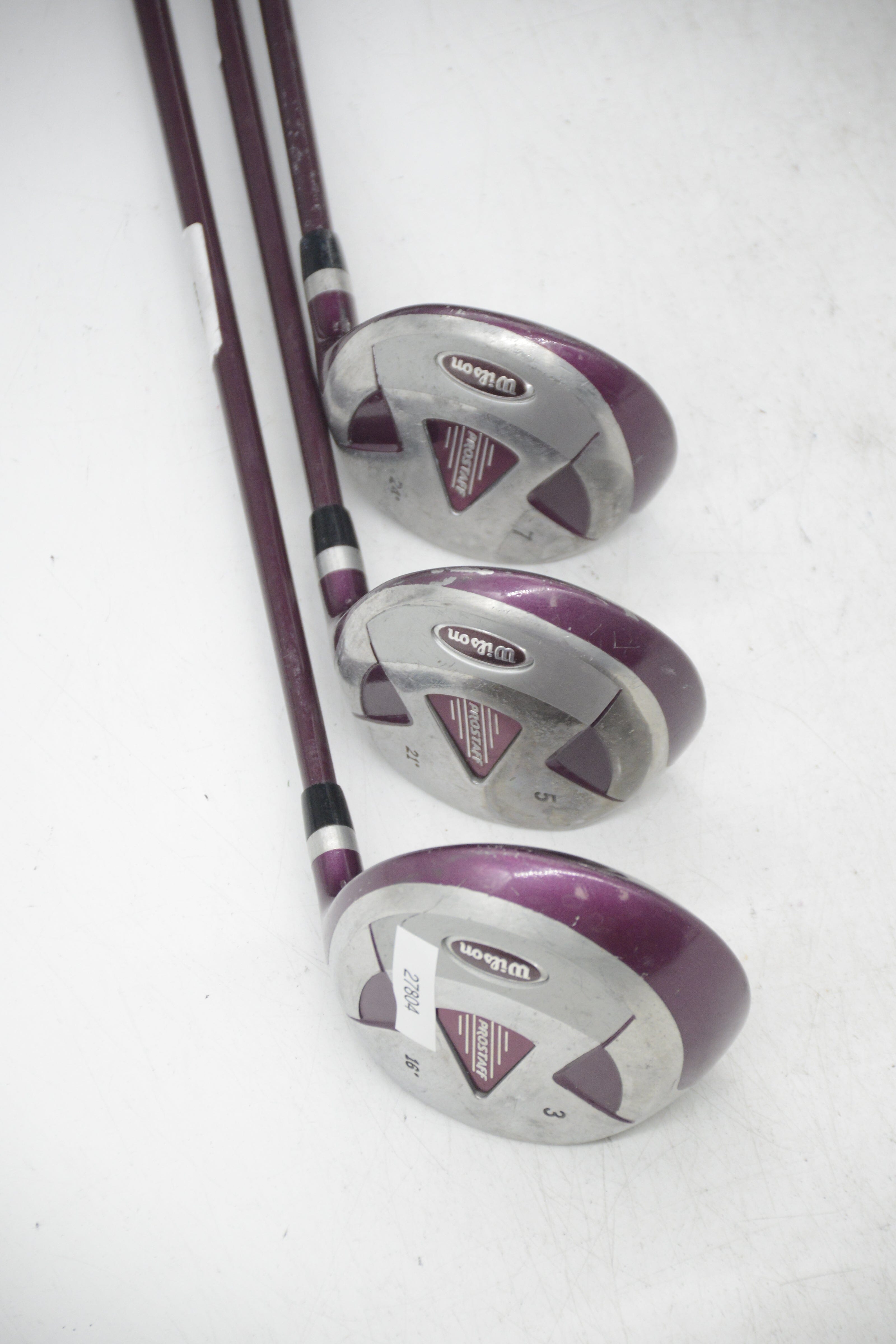 Women's Wilson ProStaff 3W, 5W, 7W Wood Set W Flex Golf Clubs GolfRoots 