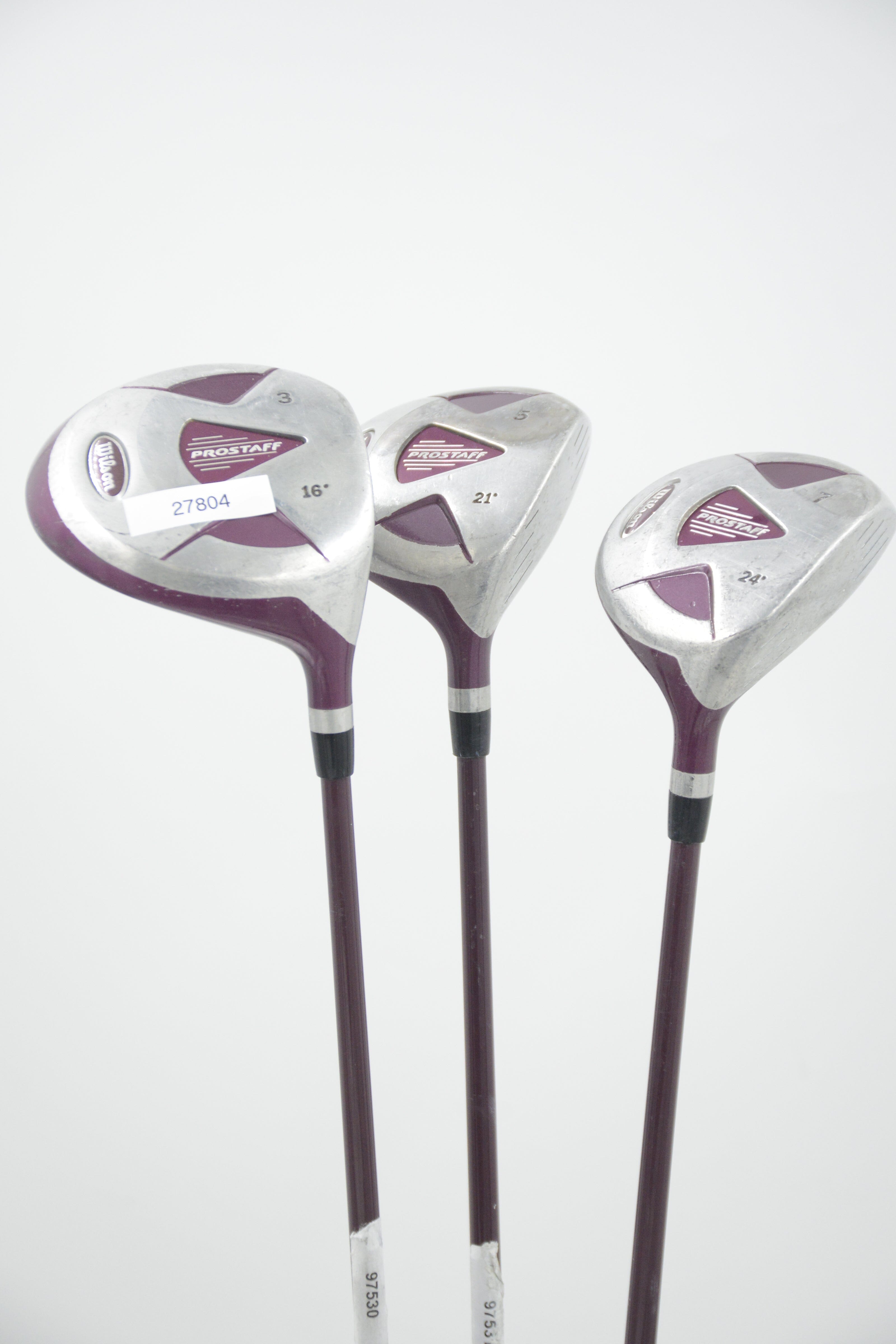 Women's Wilson ProStaff 3W, 5W, 7W Wood Set W Flex Golf Clubs GolfRoots 