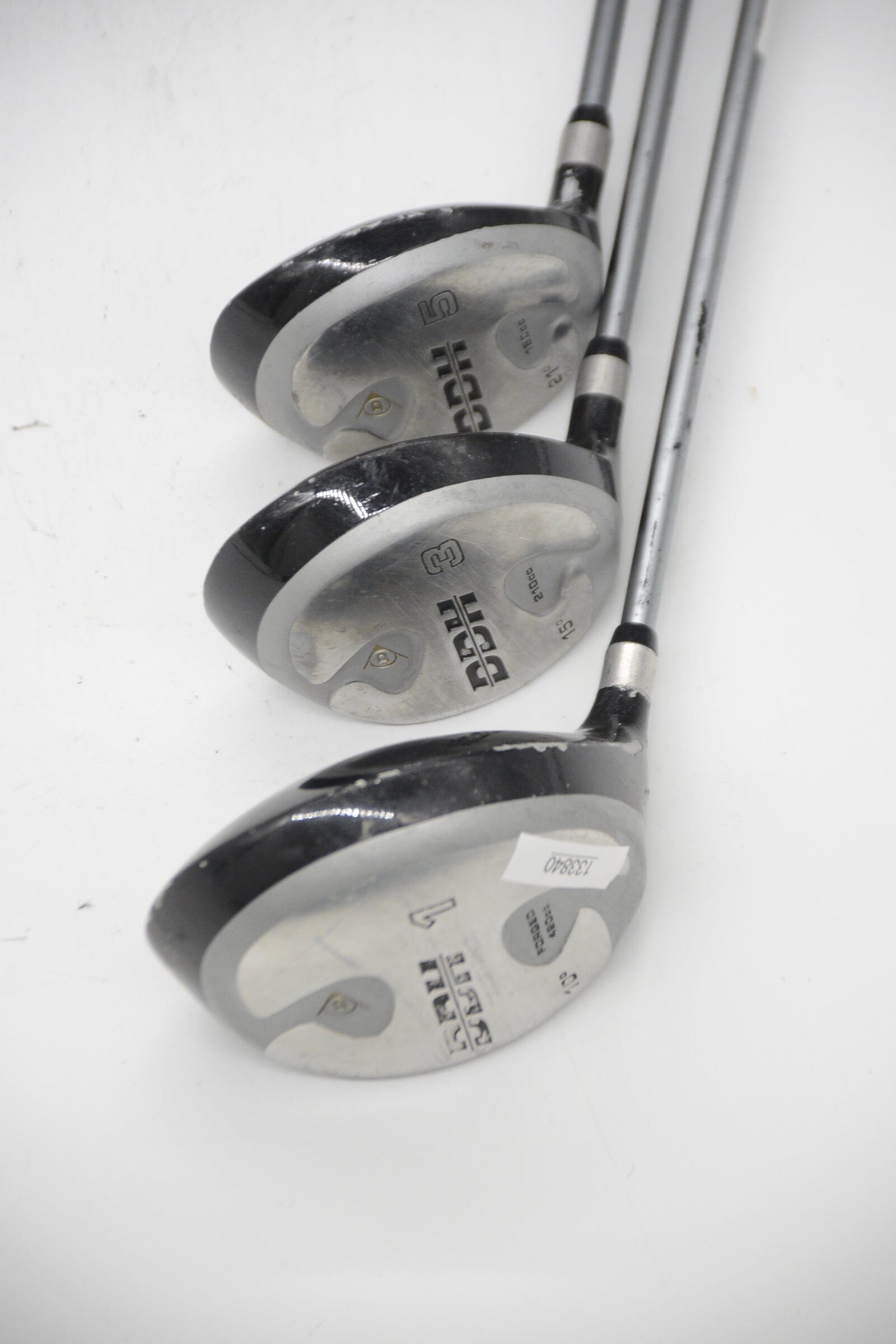 Lefty MaxFli Dunlop DDH D, 3W, 5W Wood Set R Flex Golf Clubs GolfRoots 