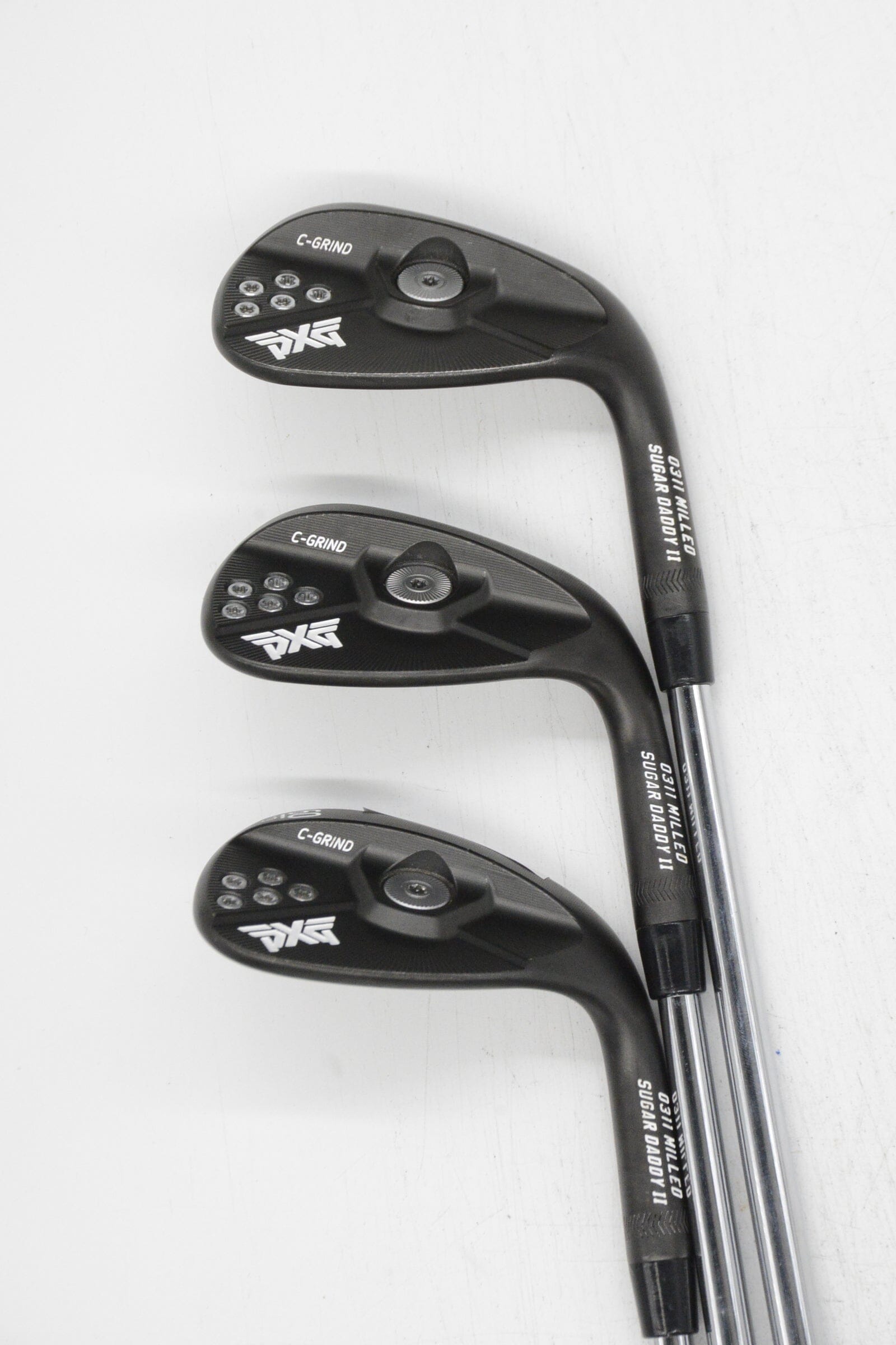 PXG 0311 Sugar Daddy II Xtreme Dark 50, 54, 60 Degree Wedge Set X Flex Golf Clubs GolfRoots 
