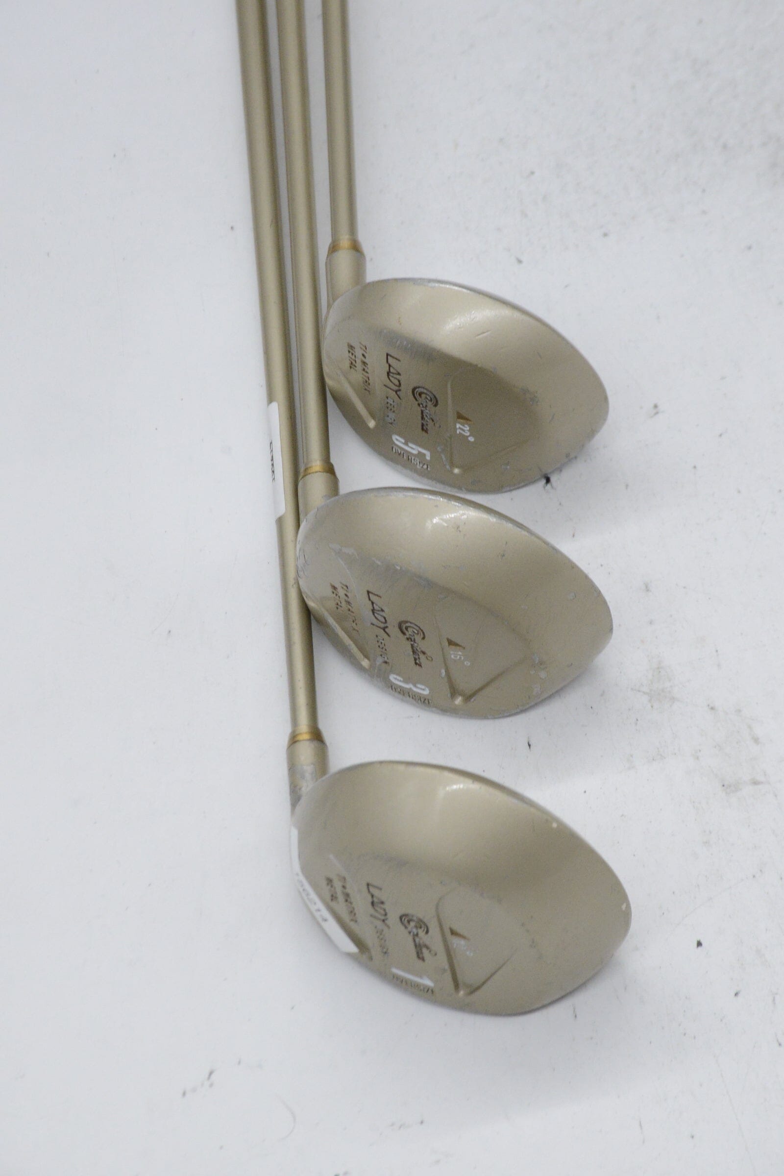Women's Confidence Lady Design D, 3W, 5W Wood Set W Flex Golf Clubs GolfRoots 