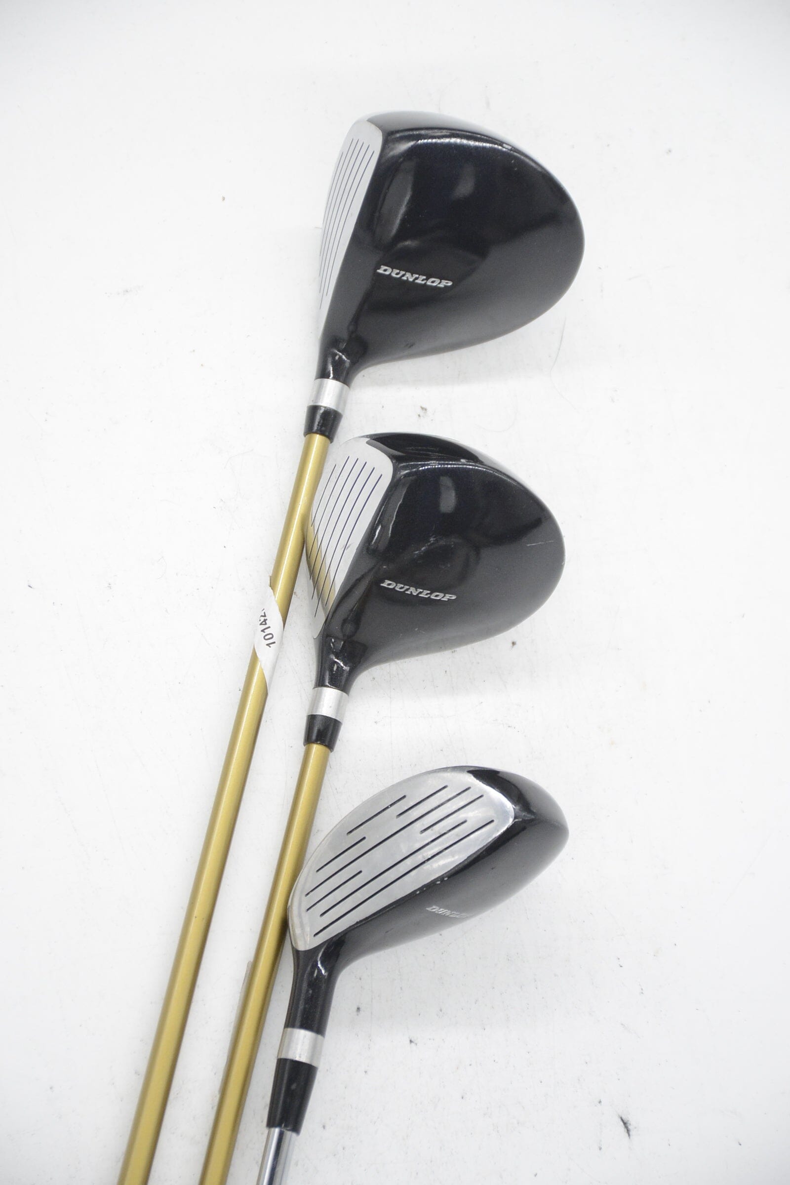 Women's MaxFli Dunlop Reaction 3W, 5W, 3H Wood Set W Flex Golf Clubs GolfRoots 